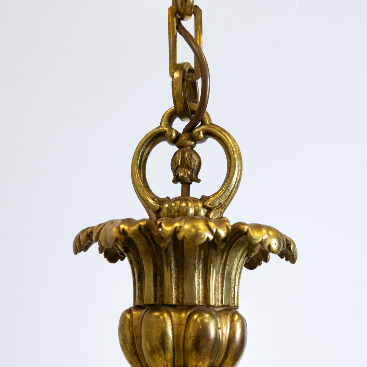 Antique Early 19th Century Gilded Brass Chandelier | The Architectural Forum