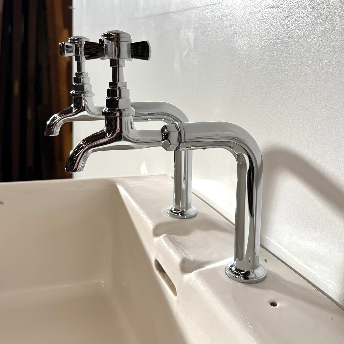 (Copy) Reclaimed C.P Hart Sink on Chrome Legs | The Architectural Forum