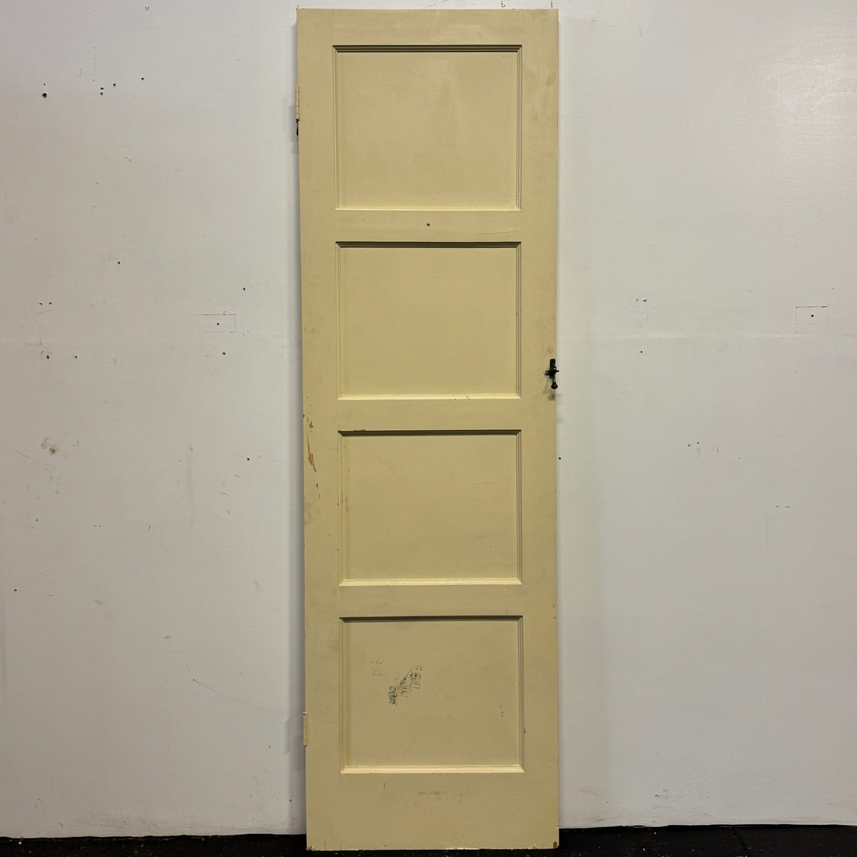 Reclaimed Mid-Century 1950s Four Panel Door 198.5cm x 60.5cm | The Architectural Forum