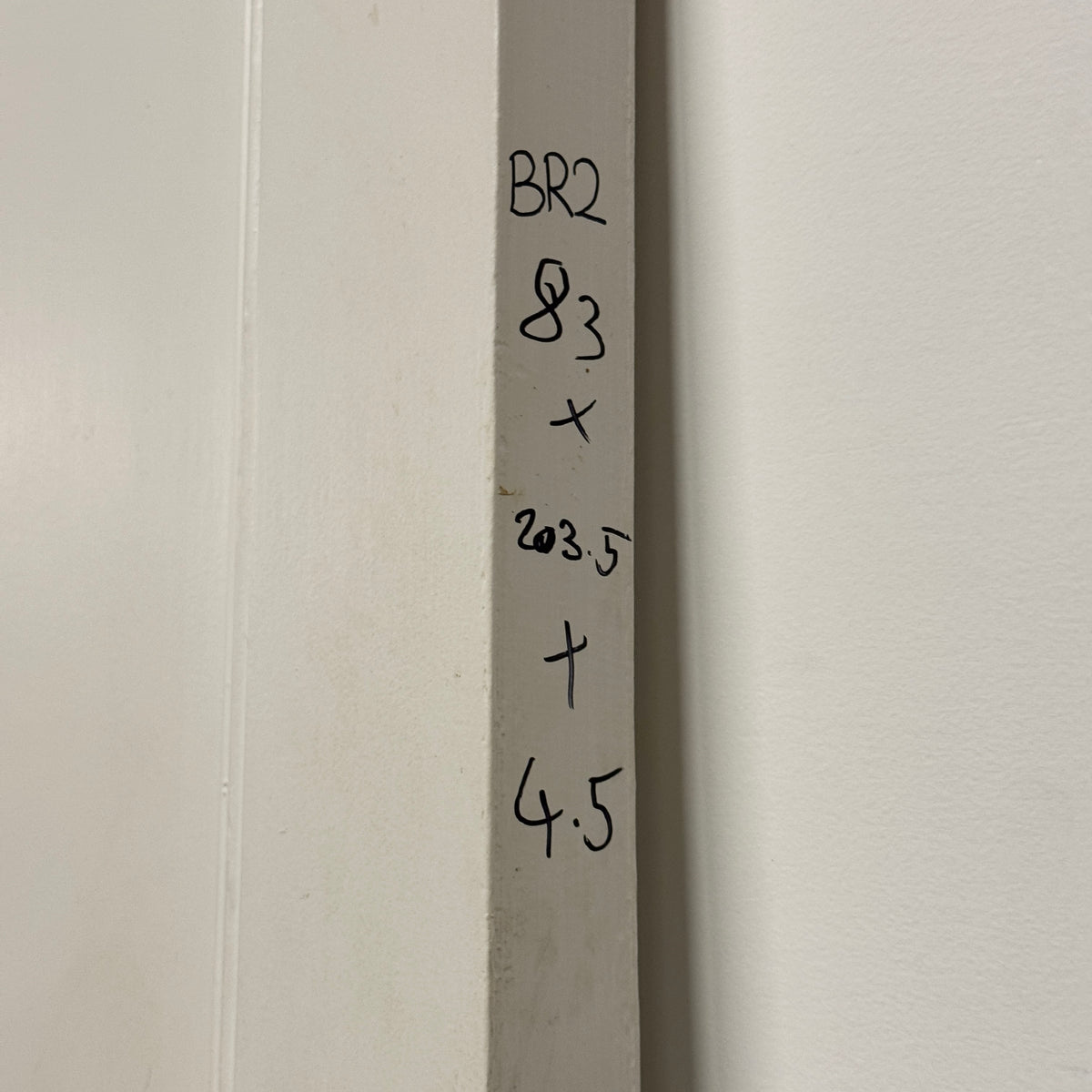 Antique Four Panel Door 203.5cm x 83cm x 4.5cm