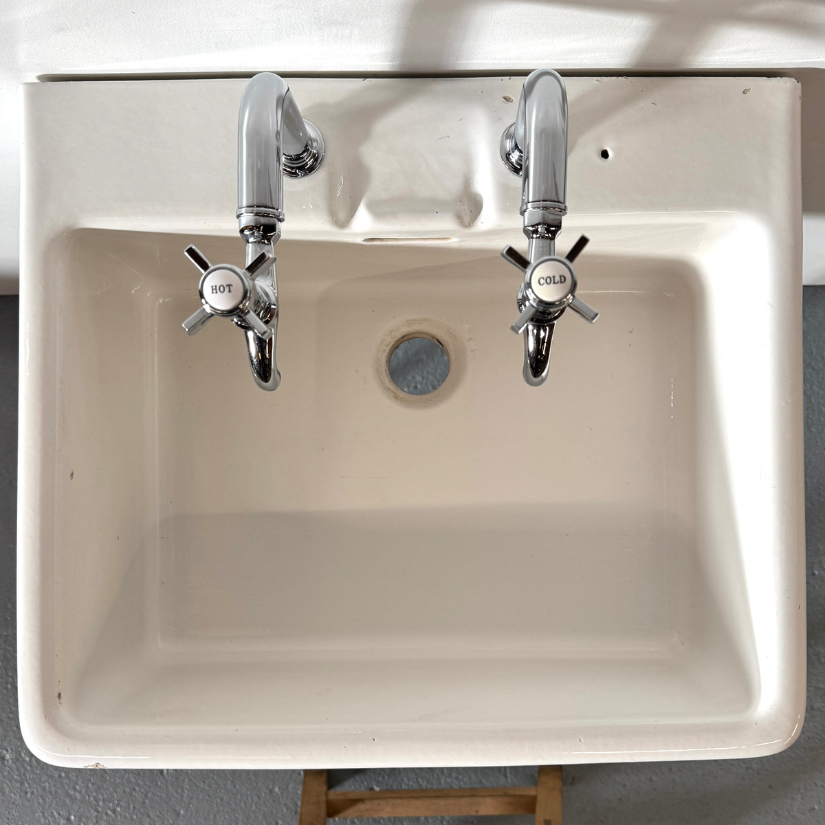 (Copy) Reclaimed C.P Hart Sink on Chrome Legs | The Architectural Forum