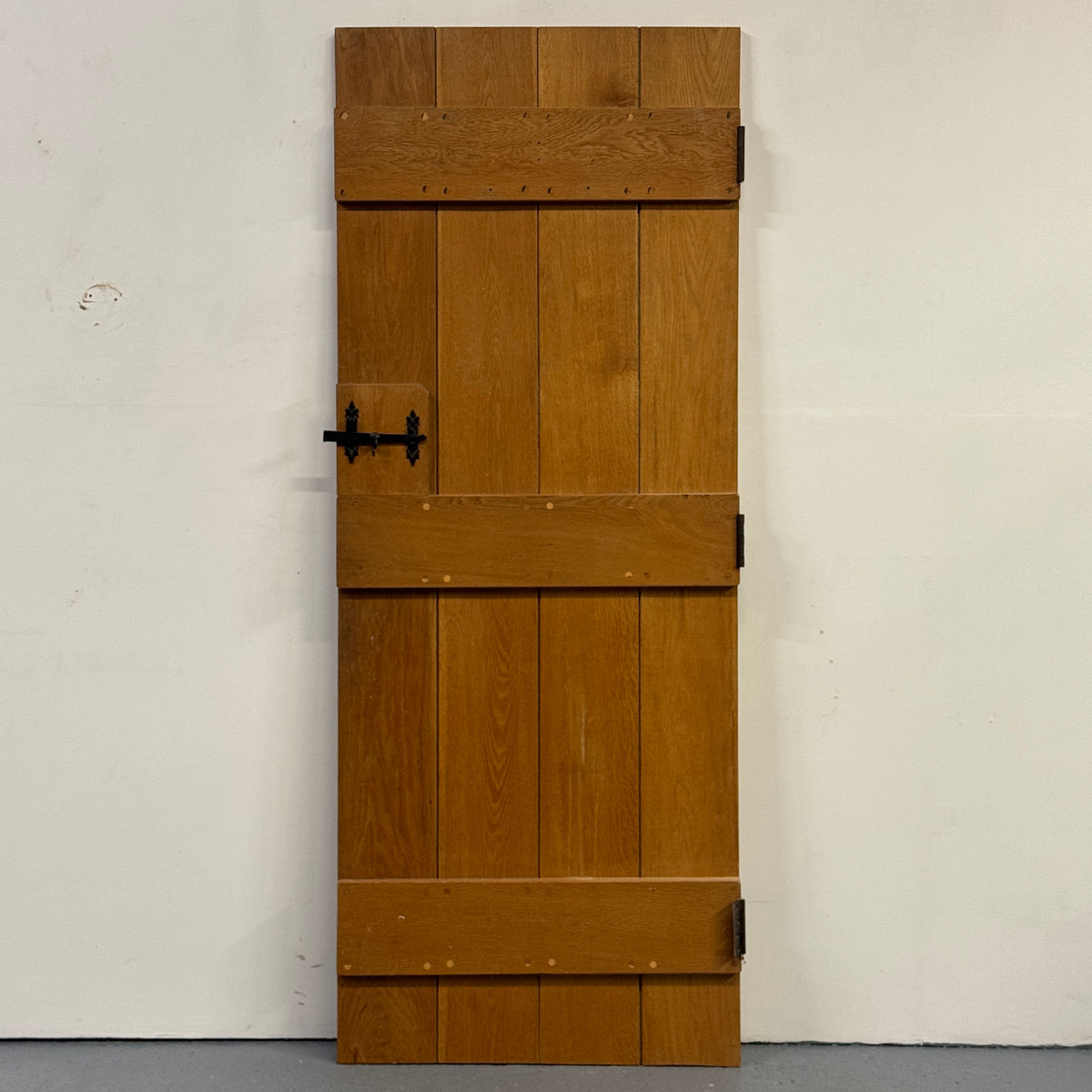 Antique Victorian Pine Latch Door - 195cm x 75.5cm x 2.5cm