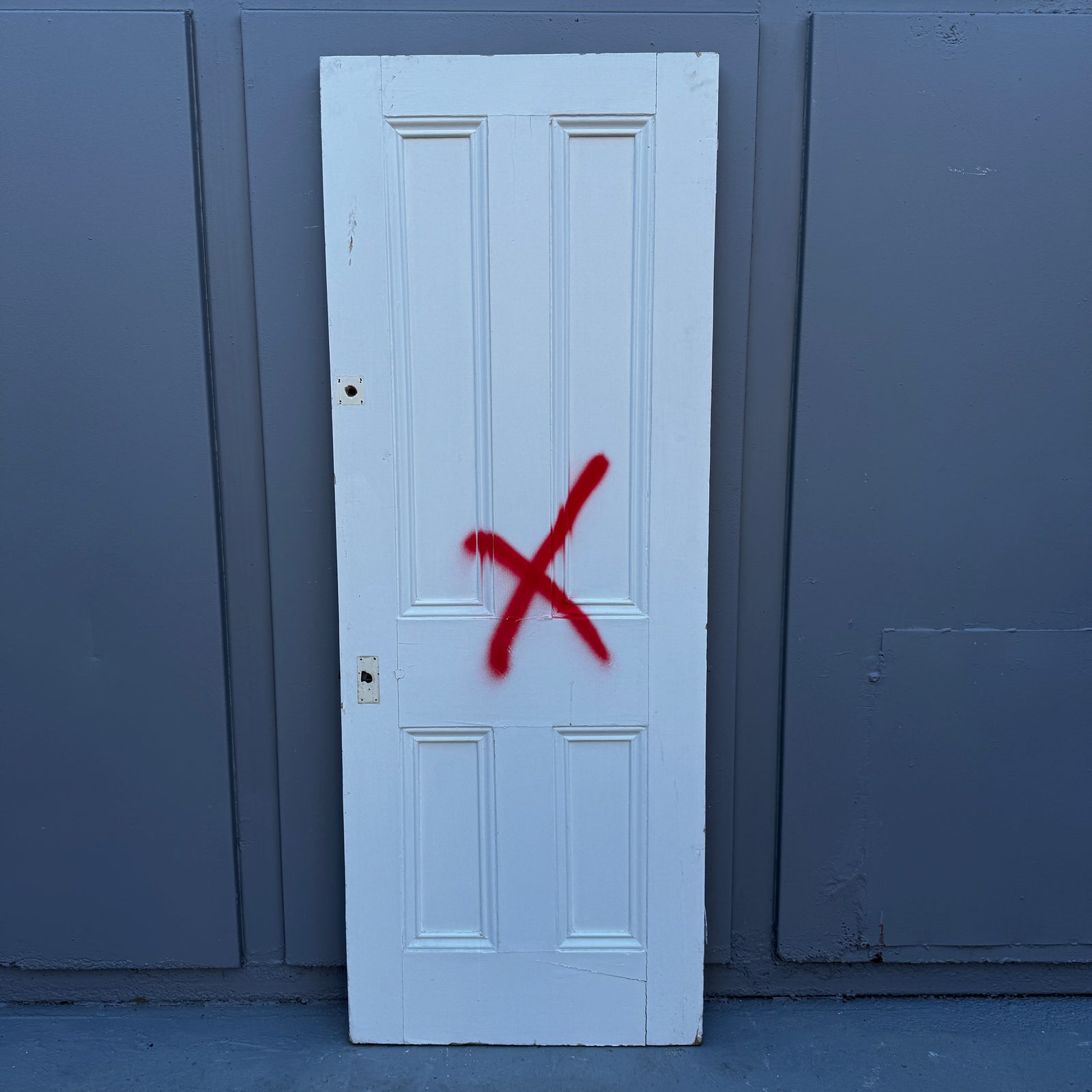 Antique Victorian 4 Panel Door - 201cm x 75.5cm | The Architectural Forum