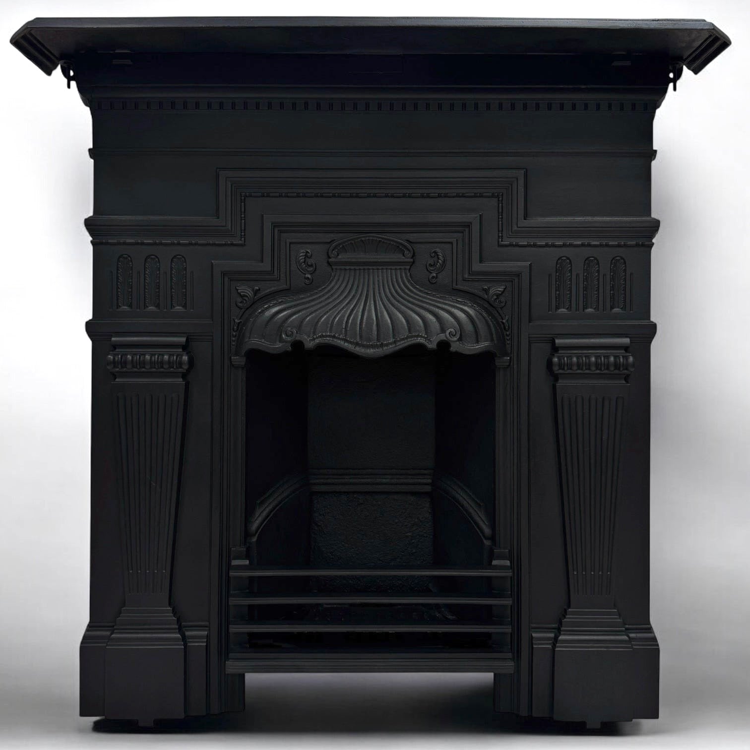 Antique Cast Iron Combination Fireplace | The Architectural Forum