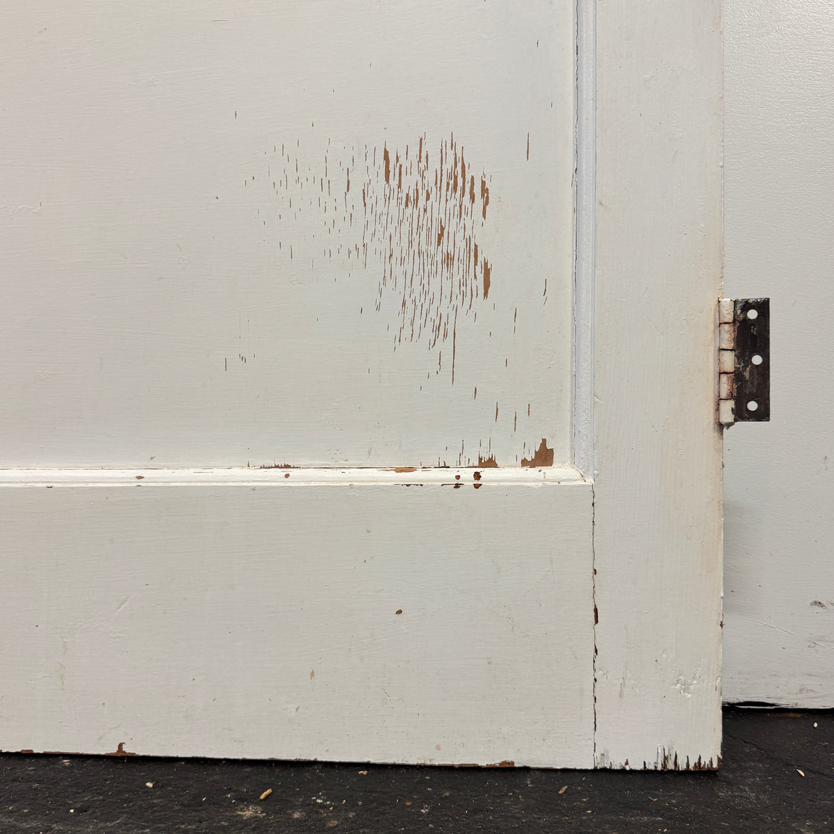 Reclaimed Mid-Century 1950s Four Panel Door 196.5cm x 75.5cm | The Architectural Forum