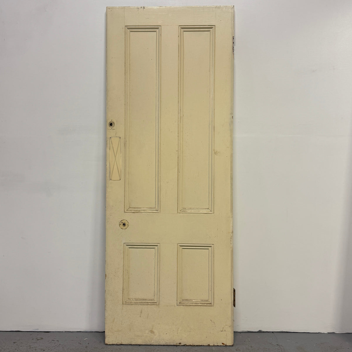 Antique Four Panel Door 198.5cm x 75.5cm x 4cm | The Architectural Forum