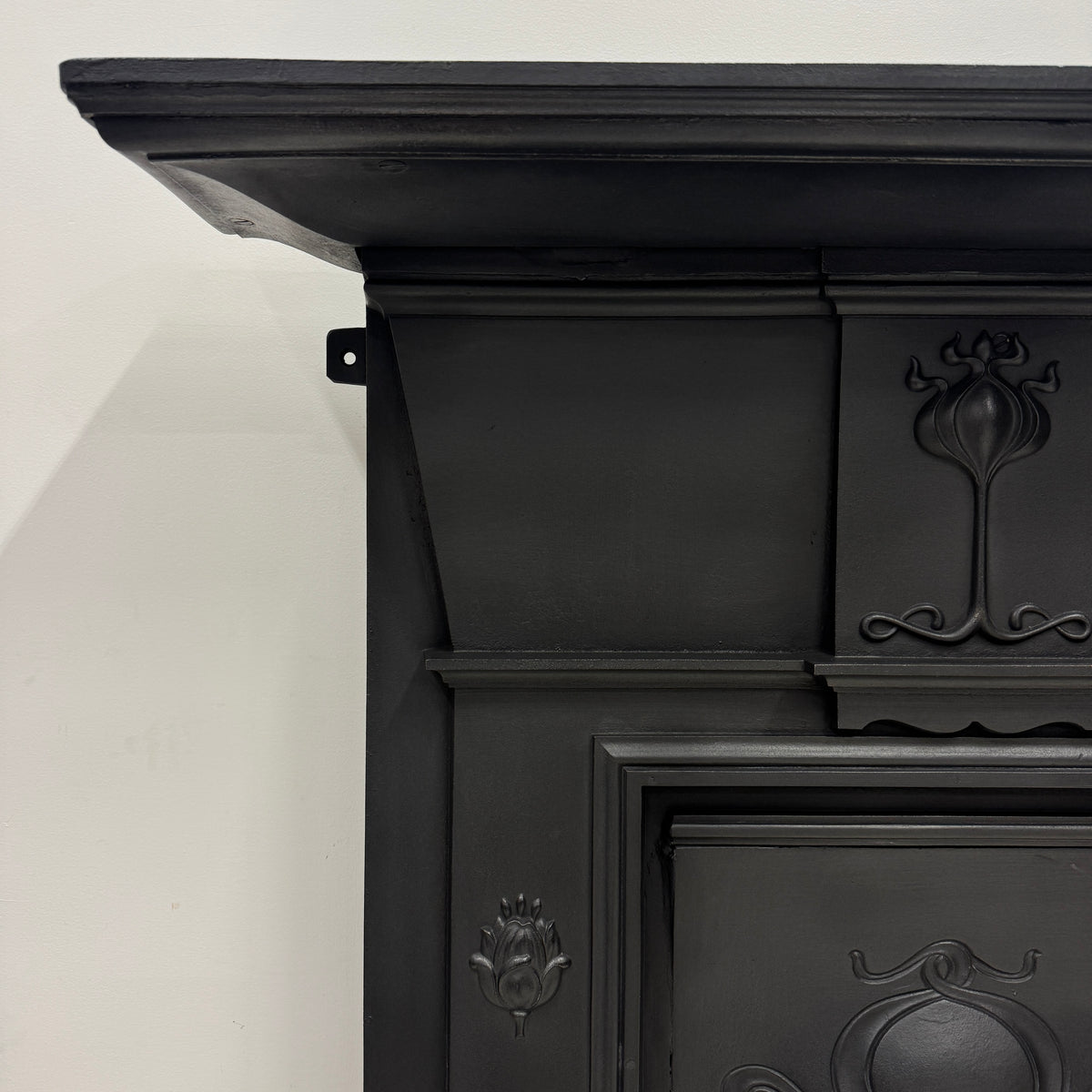 Antique Tiled Cast Iron Combination Fireplace | The Architectural Forum