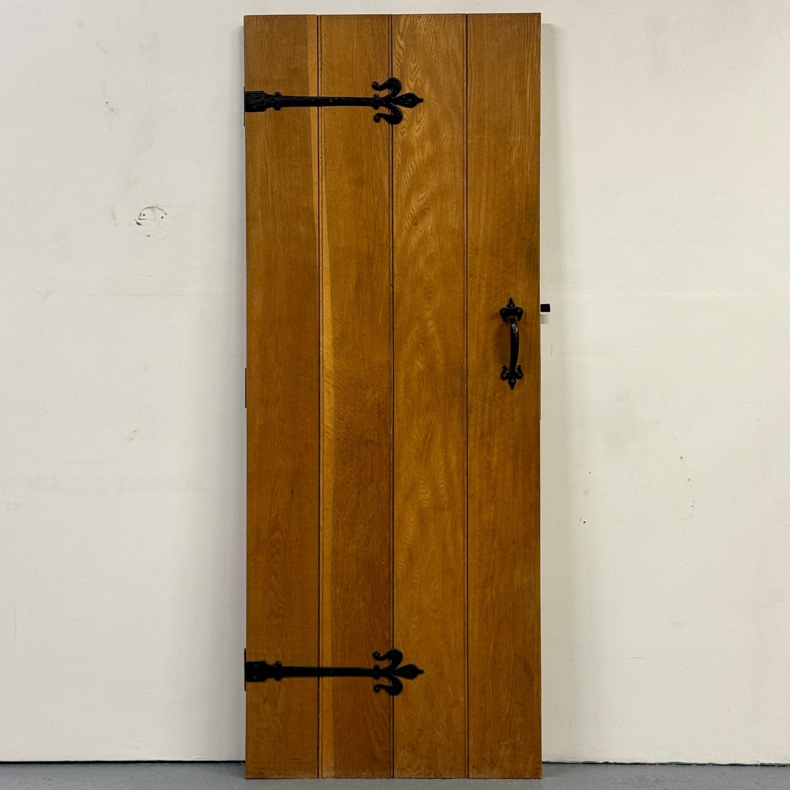 Antique Victorian Pine Latch Door - 193.5cm x 75.5cm x 2cm | The Architectural Forum