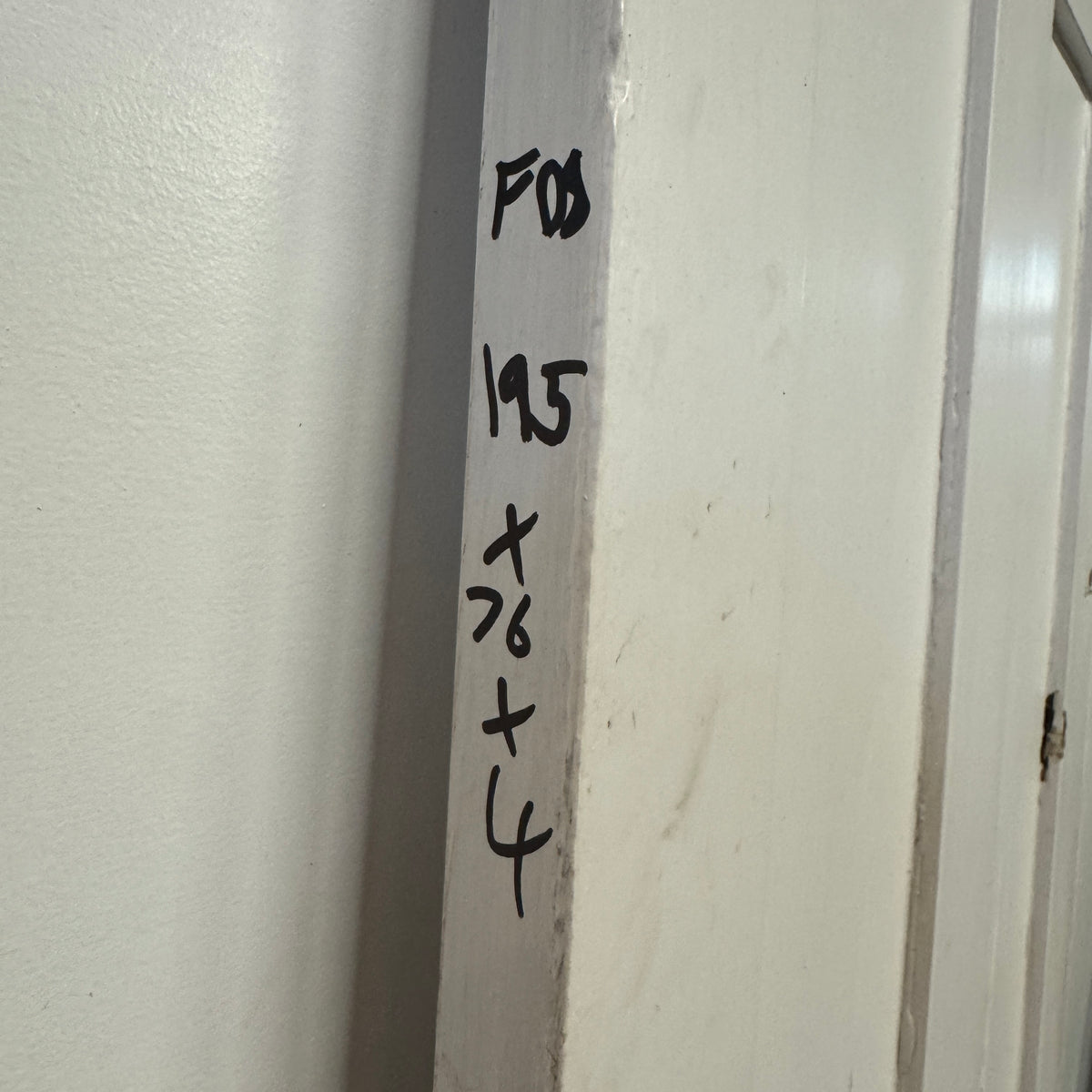 Antique 4 Panel Door 195cm x 76cm | The Architectural Forum