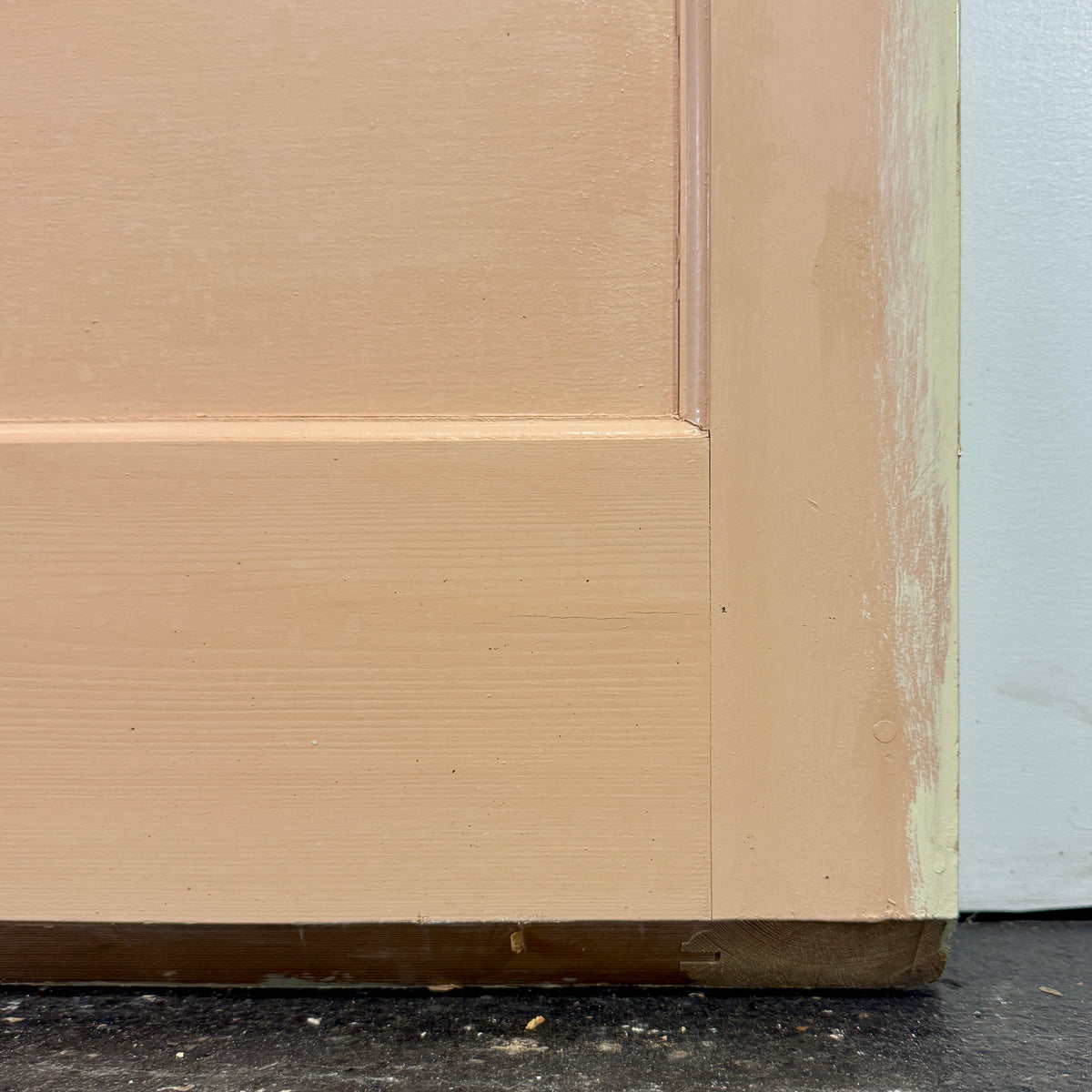 Reclaimed Mid-Century 1950s Four Panel Door 198.5cm x 60.5cm | The Architectural Forum