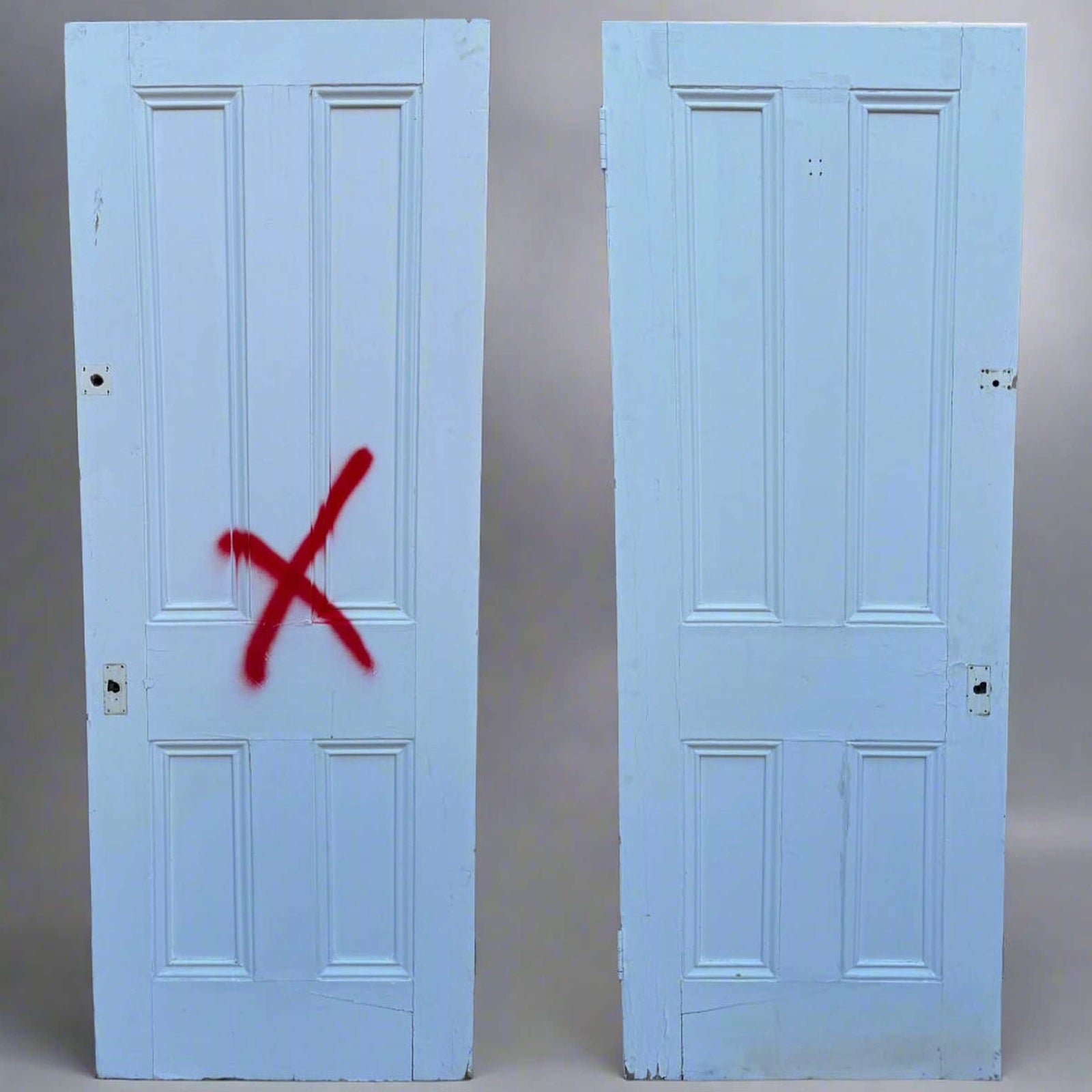 Antique Victorian 4 Panel Door - 201cm x 75.5cm | The Architectural Forum