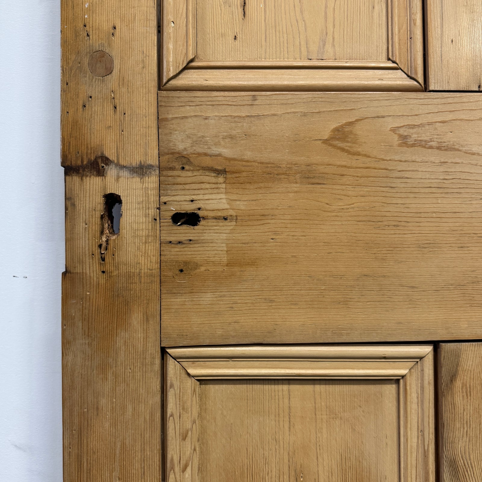 Antique Victorian 5 Panel Door - 204cm x 83.5cm | The Architectural Forum