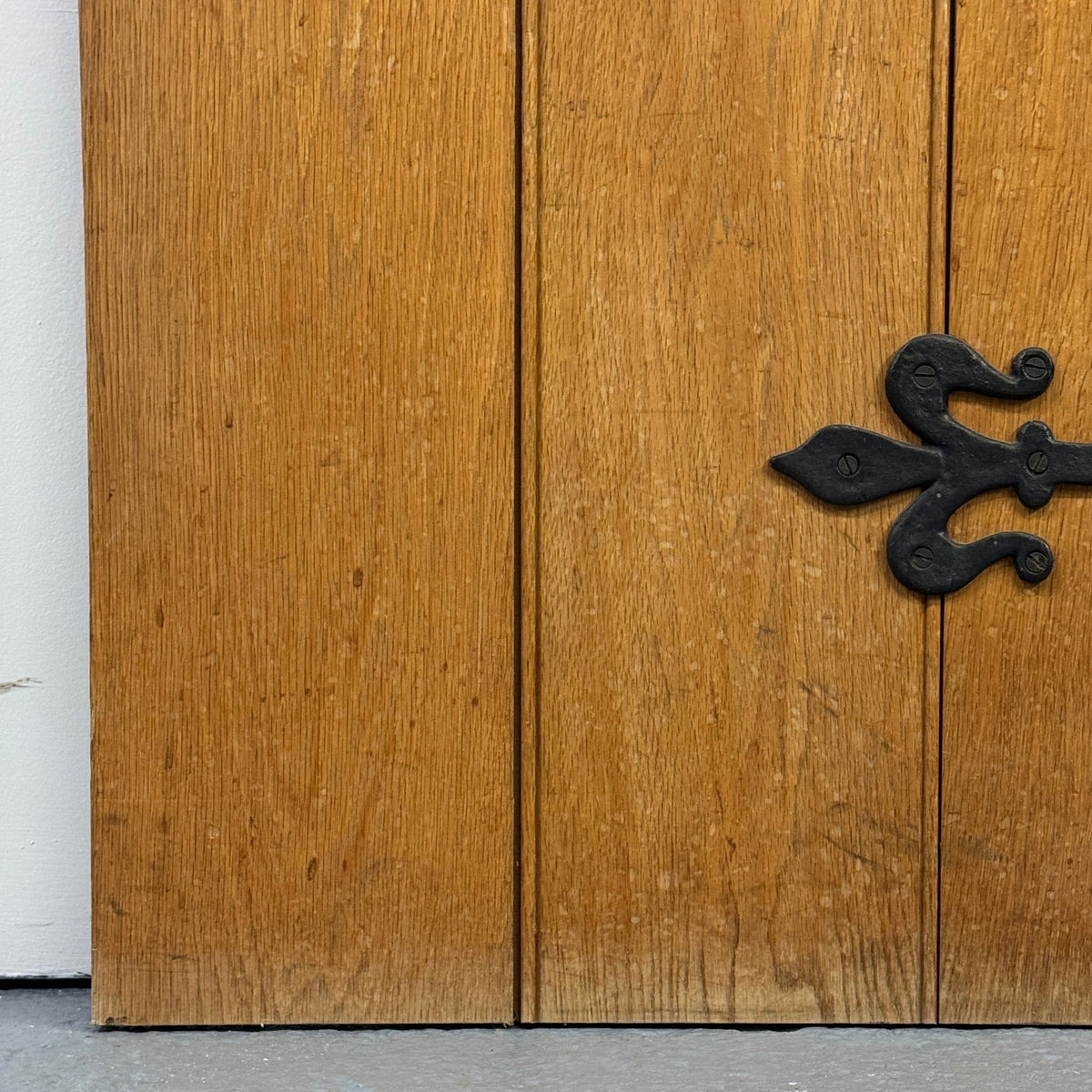 Antique Victorian Pine Latch Door - 191cm x 75.5cm x 2cm | The Architectural Forum