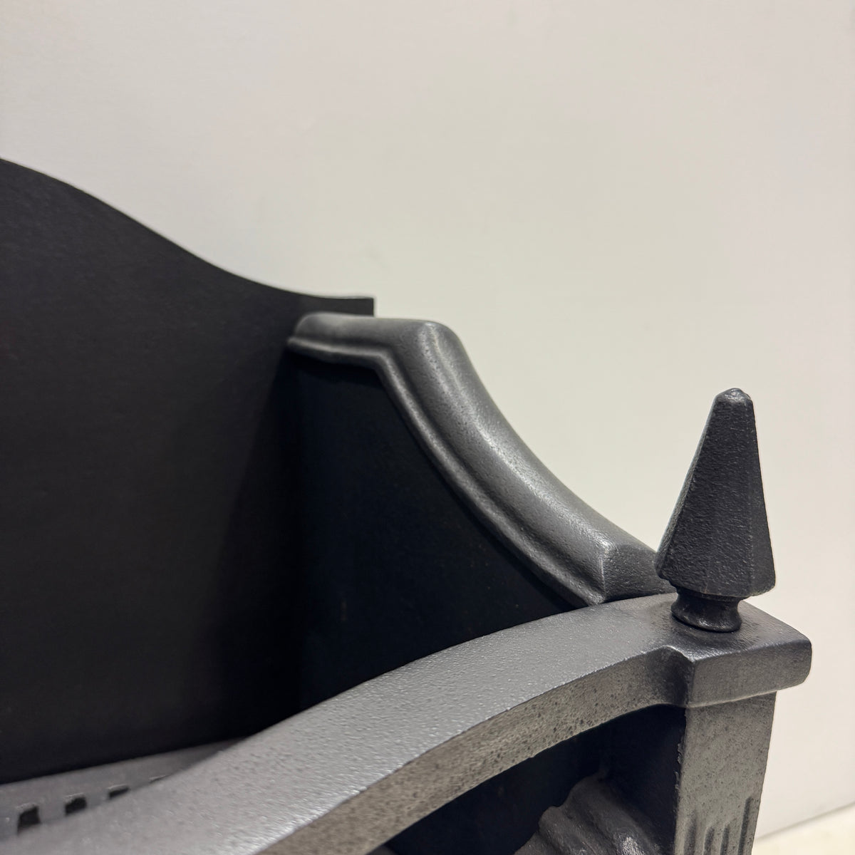 Reclaimed Cast Iron Fire Basket With Finials | The Architectural Forum