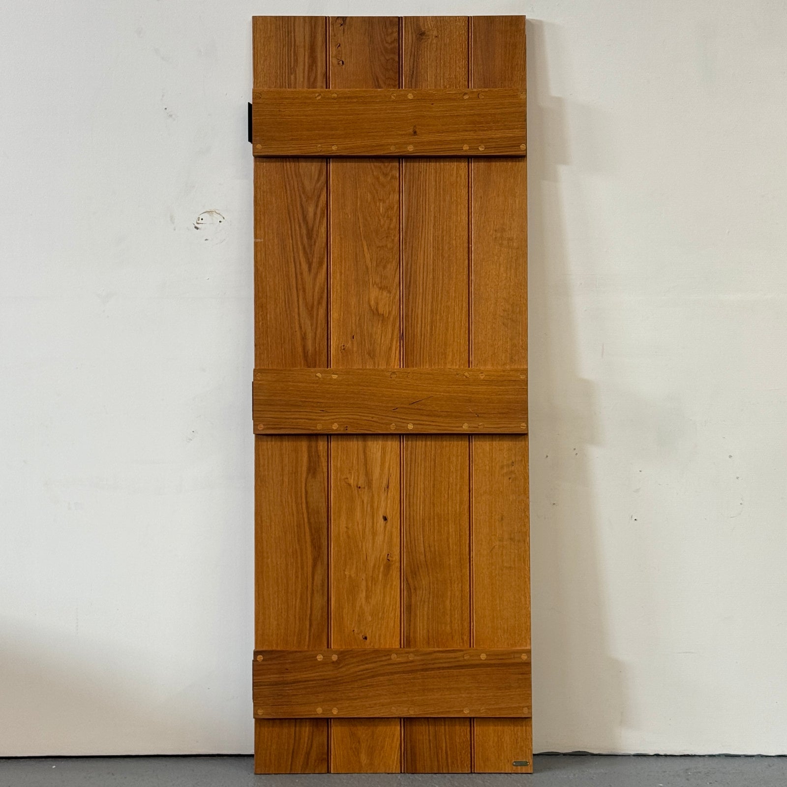 Antique Victorian Pine Latch Door - 196cm x 71.5cm x 2.5cm | The Architectural Forum