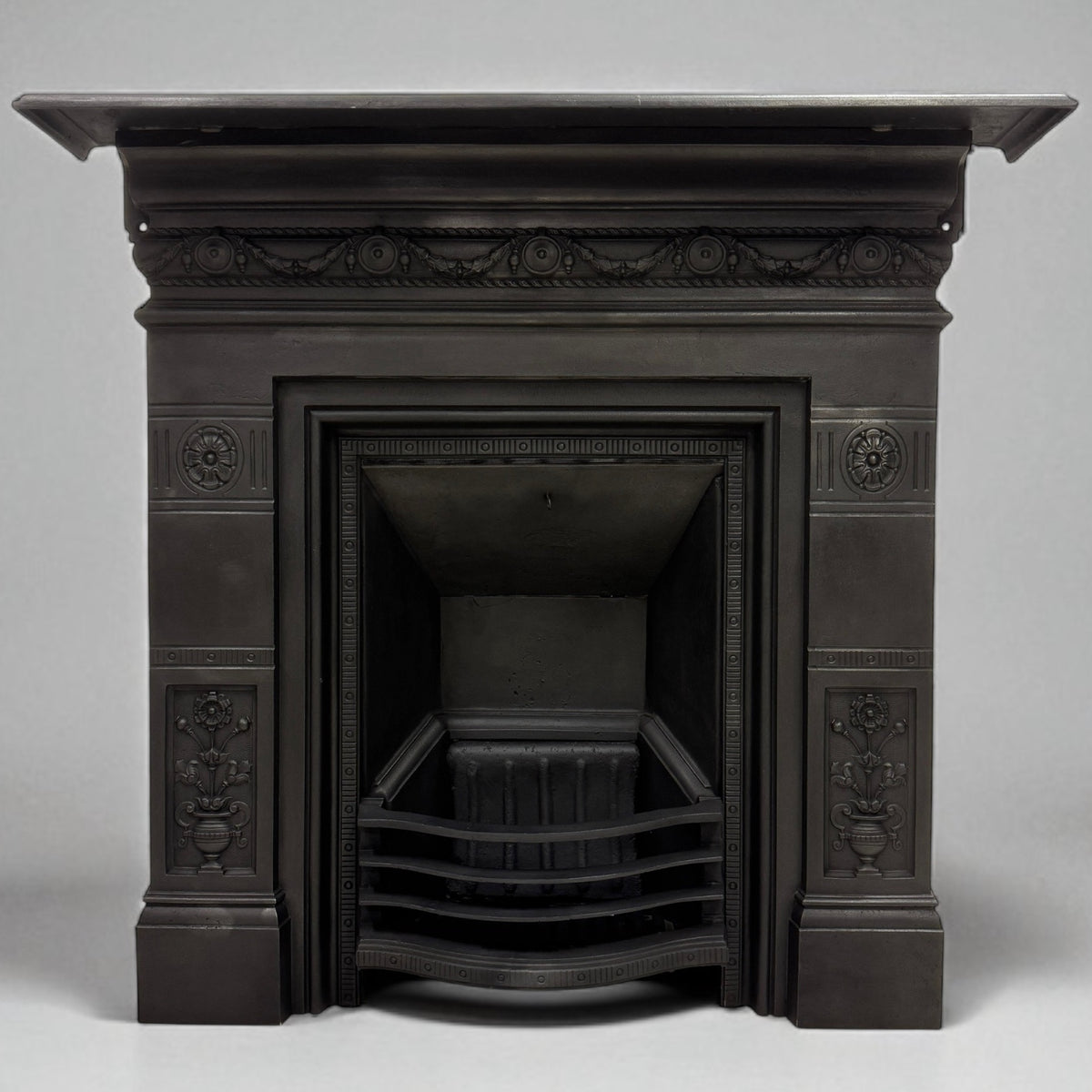 Antique Cast Iron Combination Fireplace | The Architectural Forum