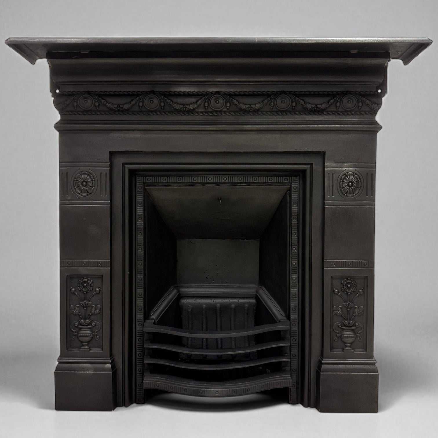 Antique Cast Iron Combination Fireplace | The Architectural Forum