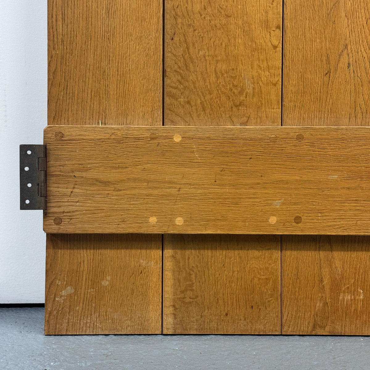 Antique Victorian Pine Latch Door - 191cm x 75.5cm x 2cm | The Architectural Forum