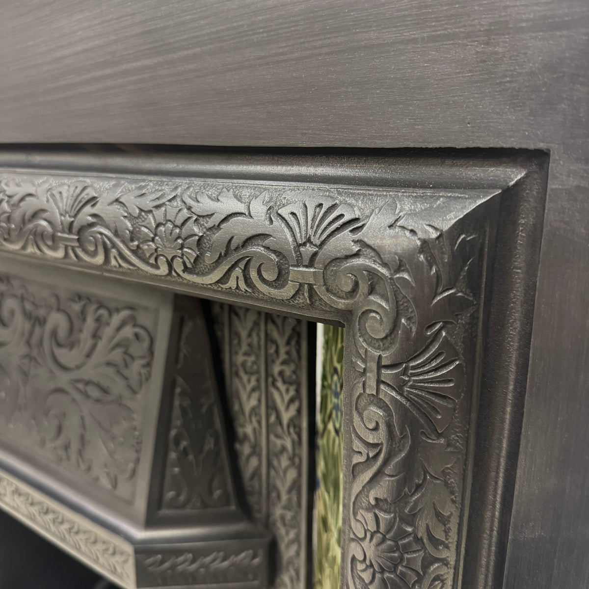 Antique Victorian Fireplace Insert With Josiah Wedgwood Tiles | The Architectural Forum