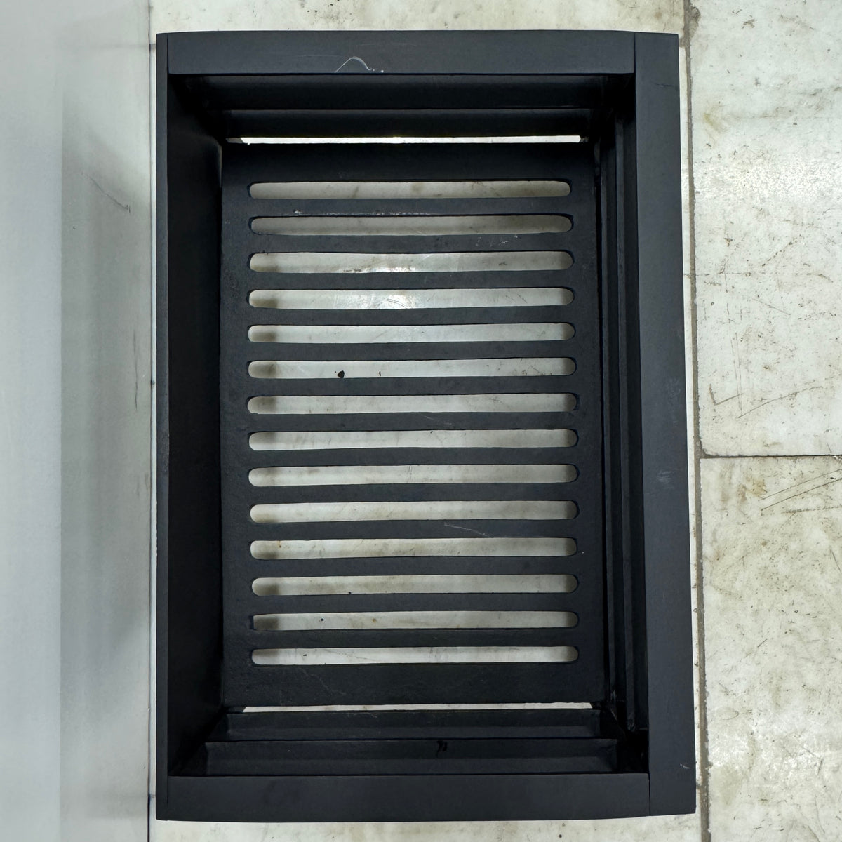 Reclaimed Cast Iron Fire Basket With Ash Pan Cover