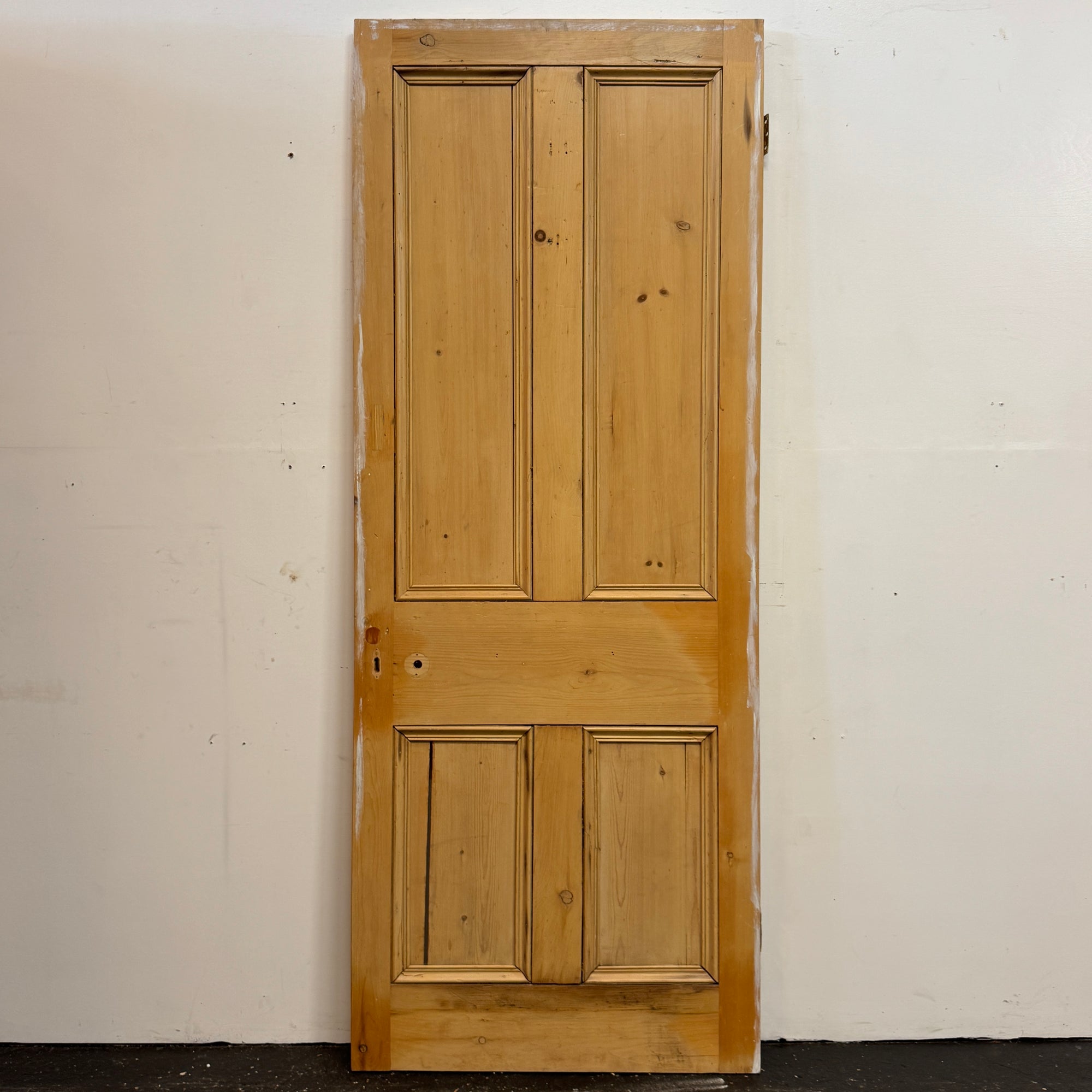 Antique Four Panel Door 205.5cm x 80cm | The Architectural Forum