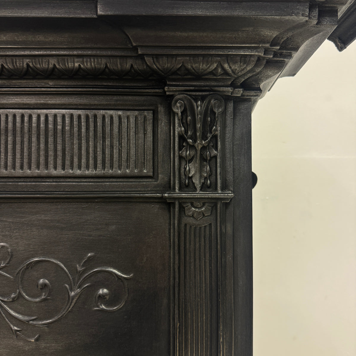 Antique Victorian Tiled Cast Iron Combination Fireplace | The Architectural Forum