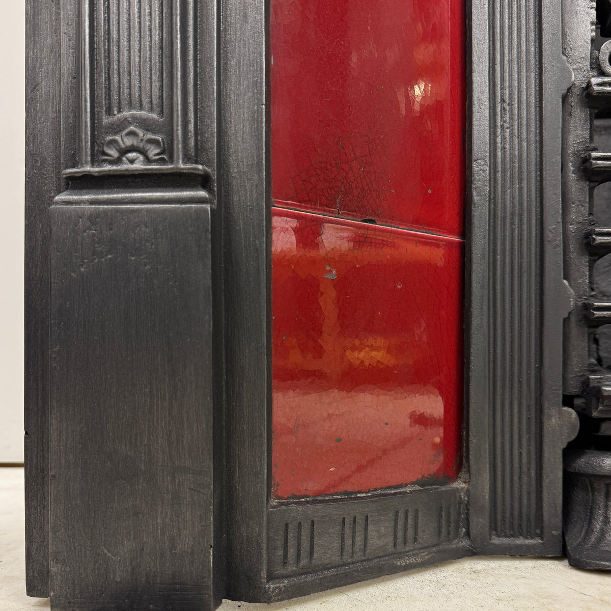 Antique Victorian Tiled Cast Iron Combination Fireplace | The Architectural Forum