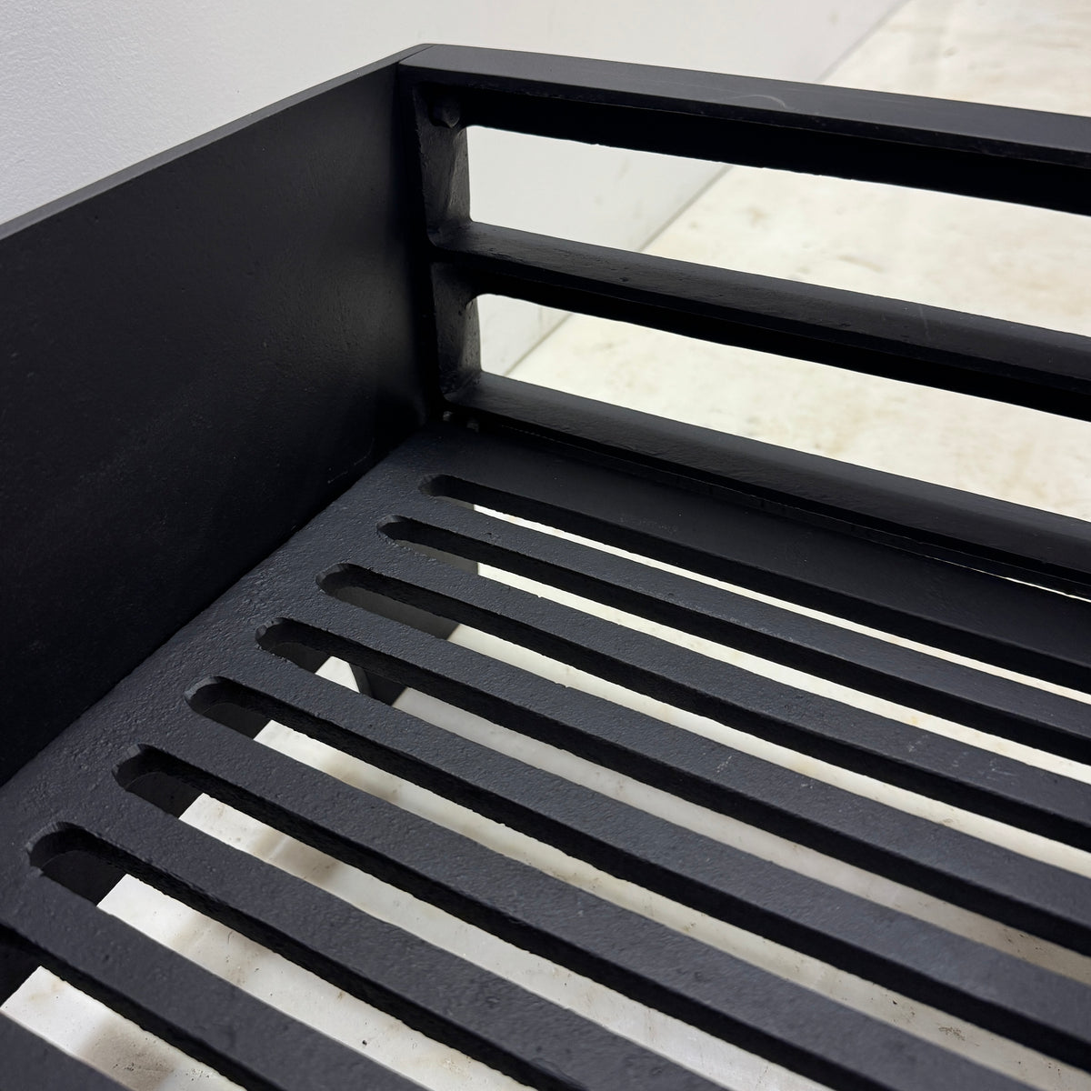 Reclaimed Cast Iron Fire Basket With Ash Pan Cover