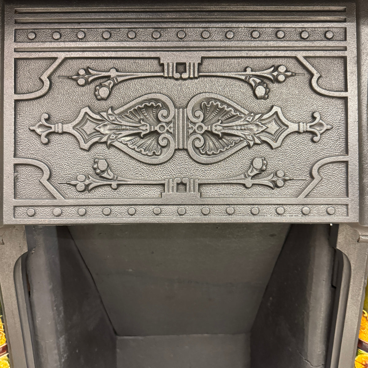 Antique Victorian Tiled Cast Iron Combination Fireplace | The Architectural Forum