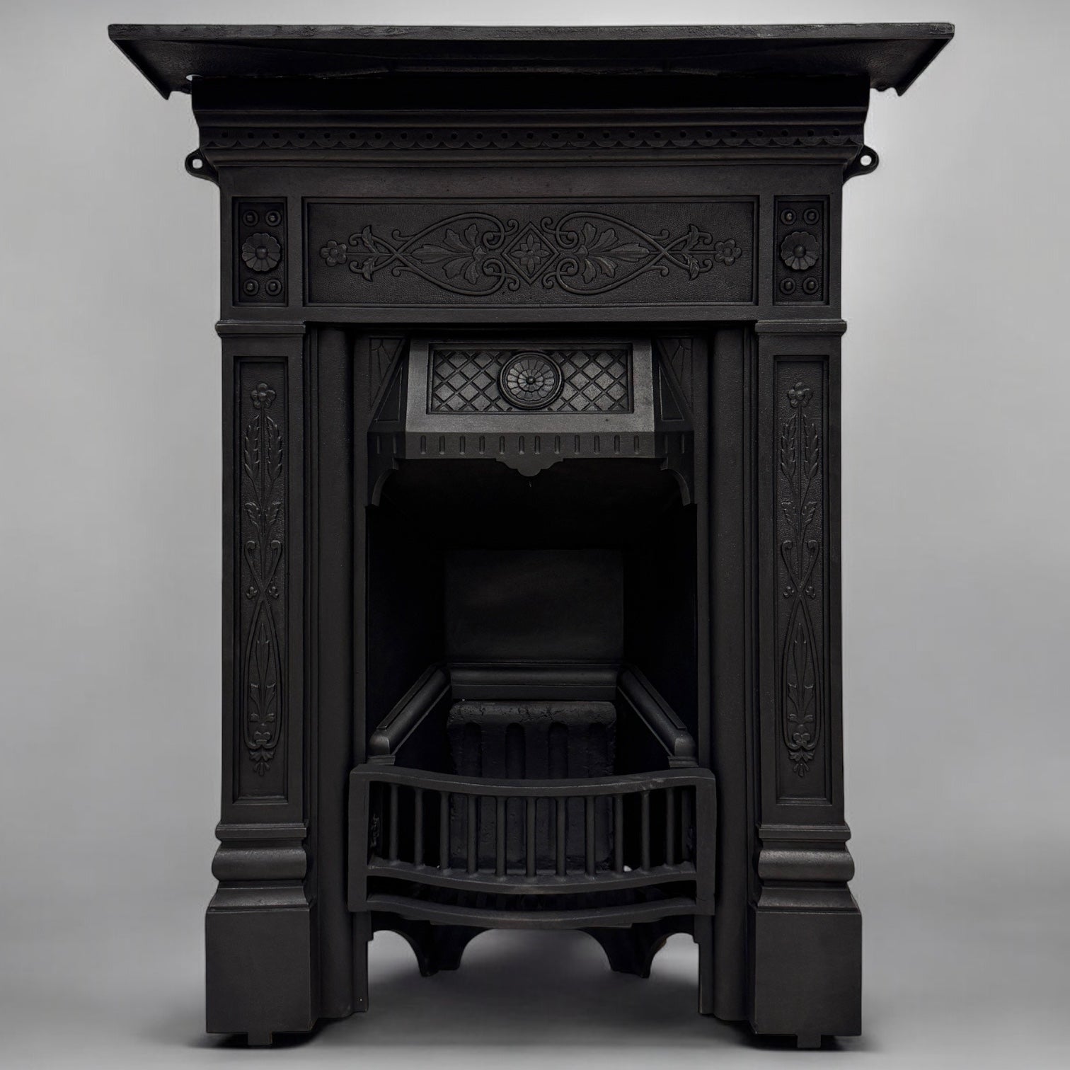 Antique Cast Iron Combination Fireplace | The Architectural Forum