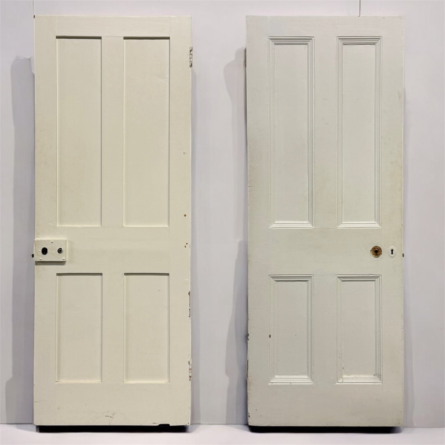 Antique Four Panel Door 197cm x 75cm x 4cm | The Architectural Forum