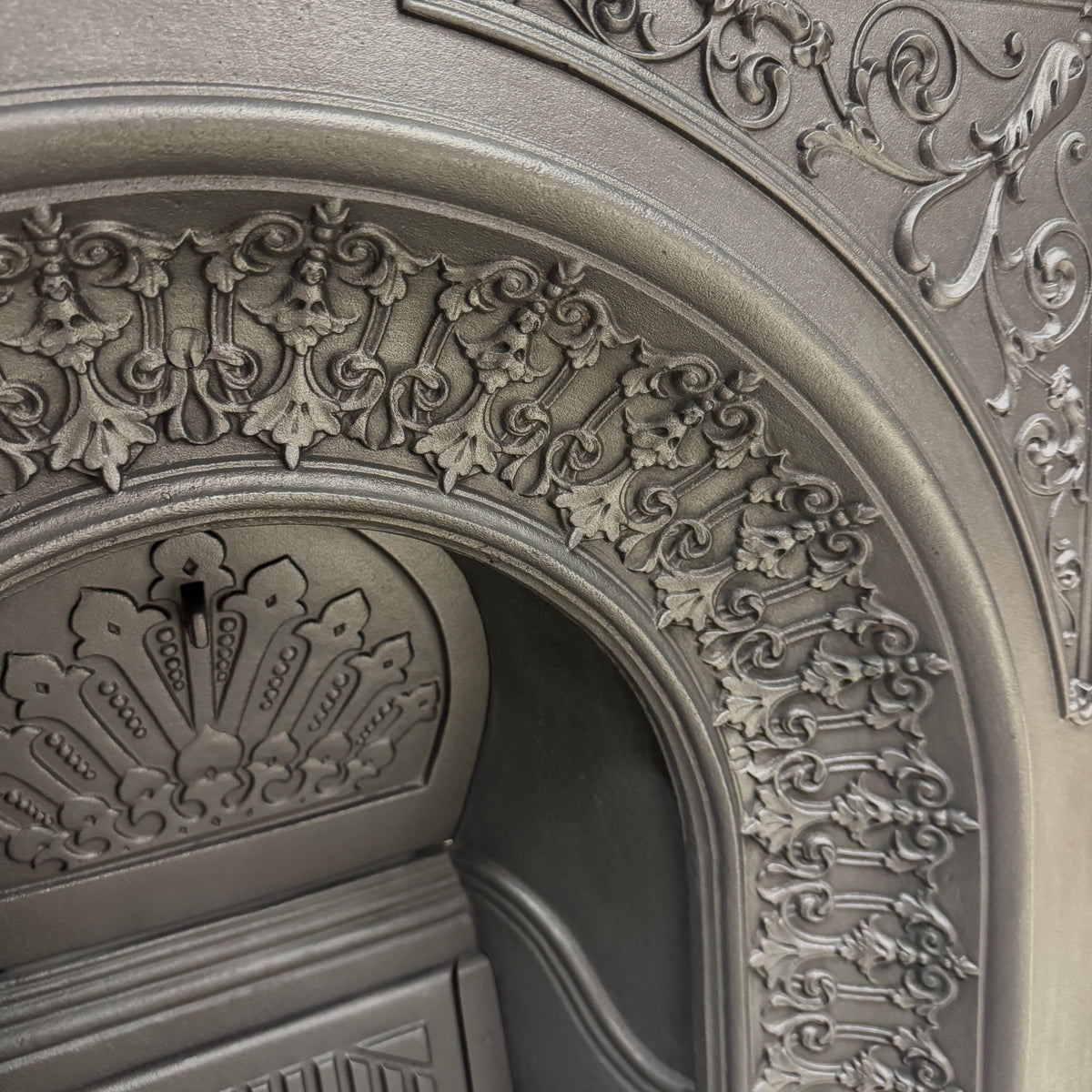 Antique Cast Iron Combination Fireplace | The Architectural Forum