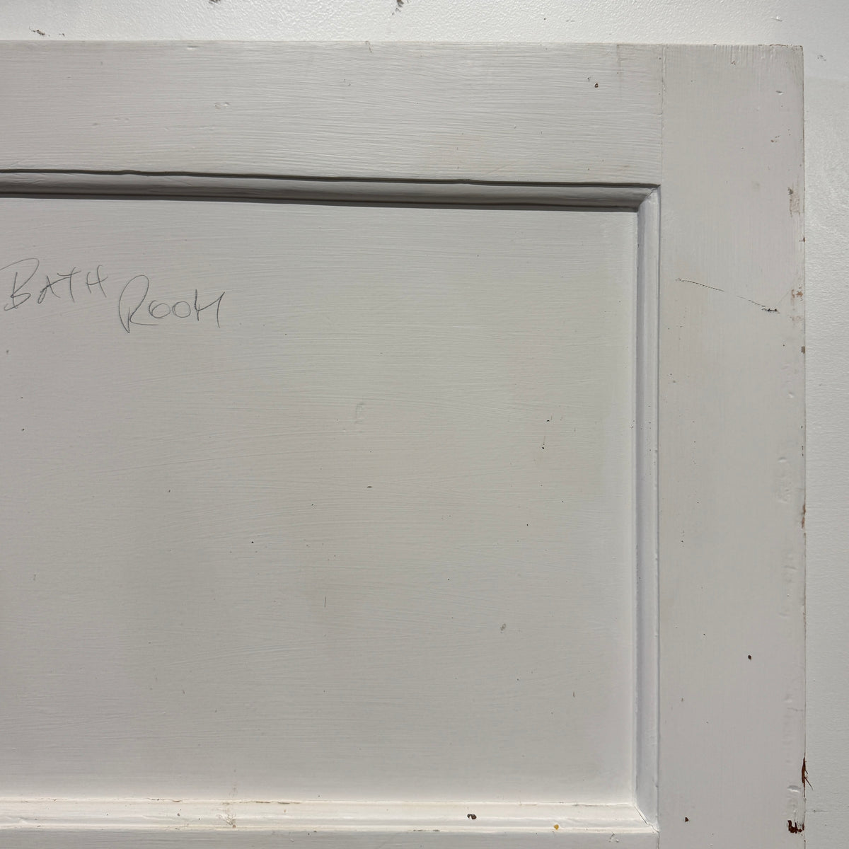 Reclaimed Mid-Century 1950s Four Panel Door 196.5cm x 75.5cm | The Architectural Forum