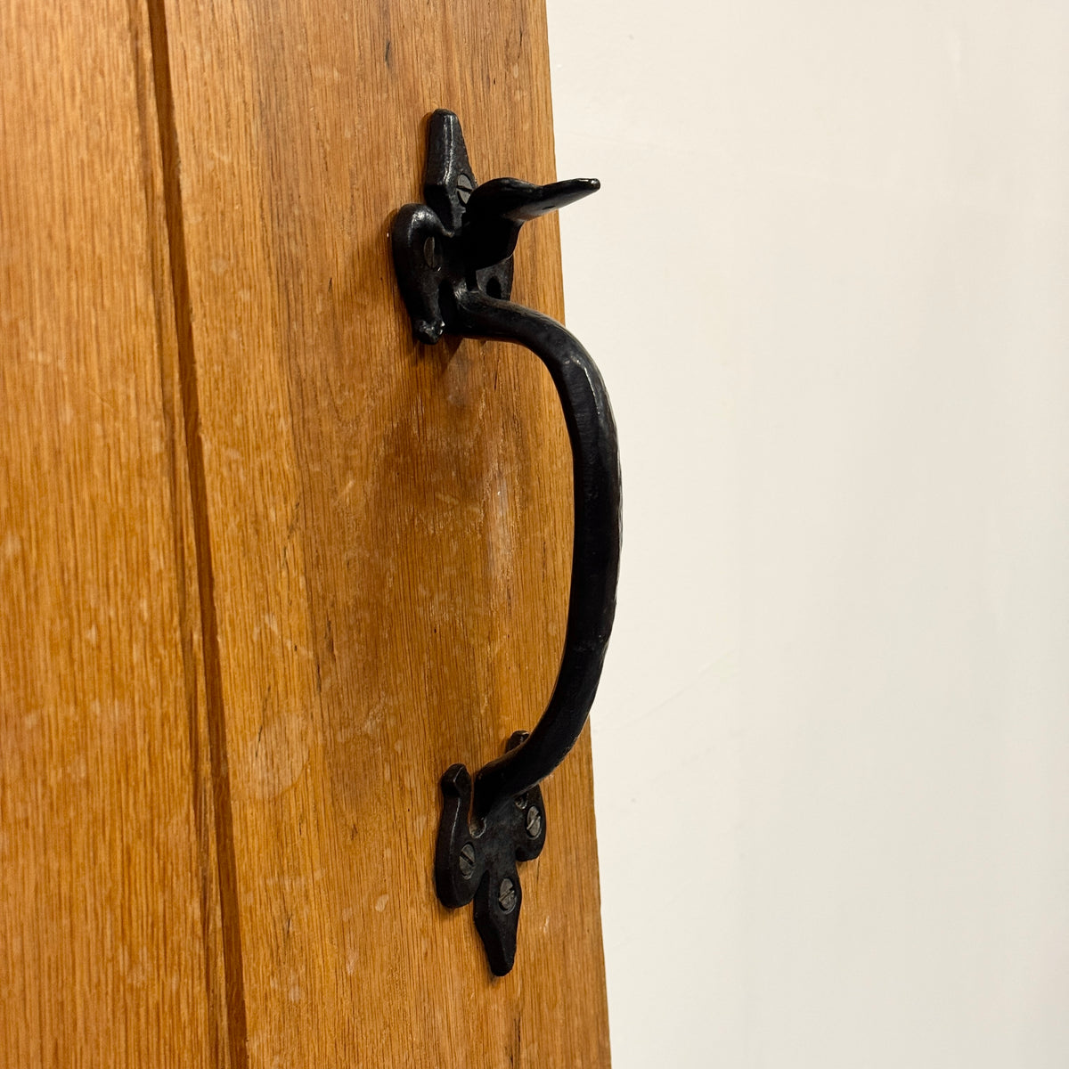 Antique Victorian Pine Latch Door - 195cm x 75.5cm x 2.5cm