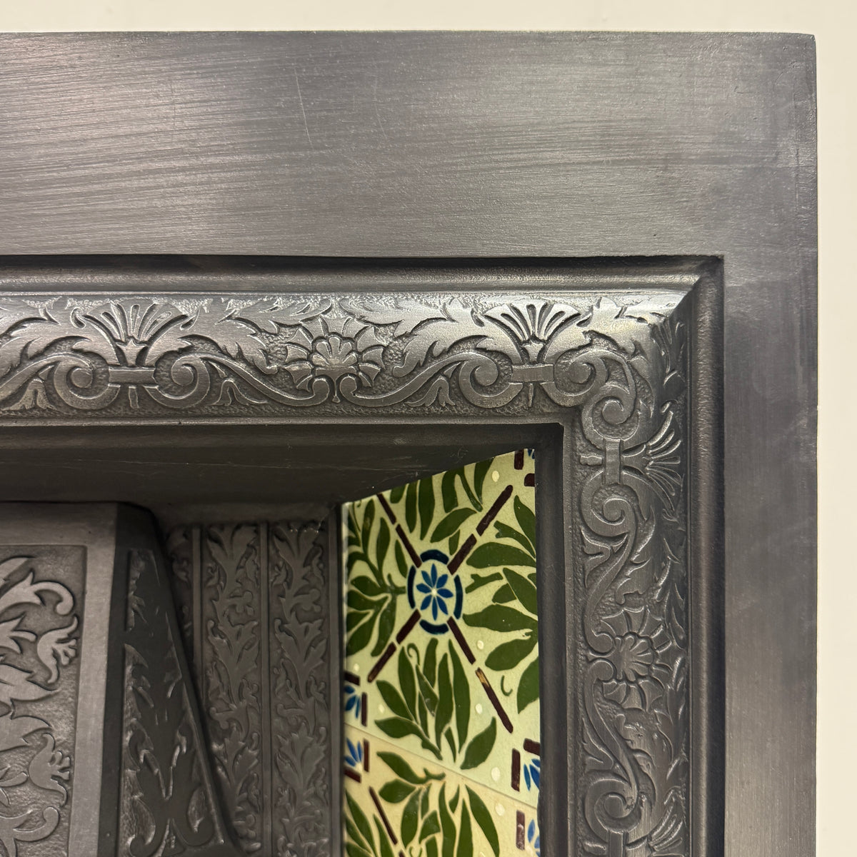 Antique Victorian Fireplace Insert With Josiah Wedgwood Tiles | The Architectural Forum