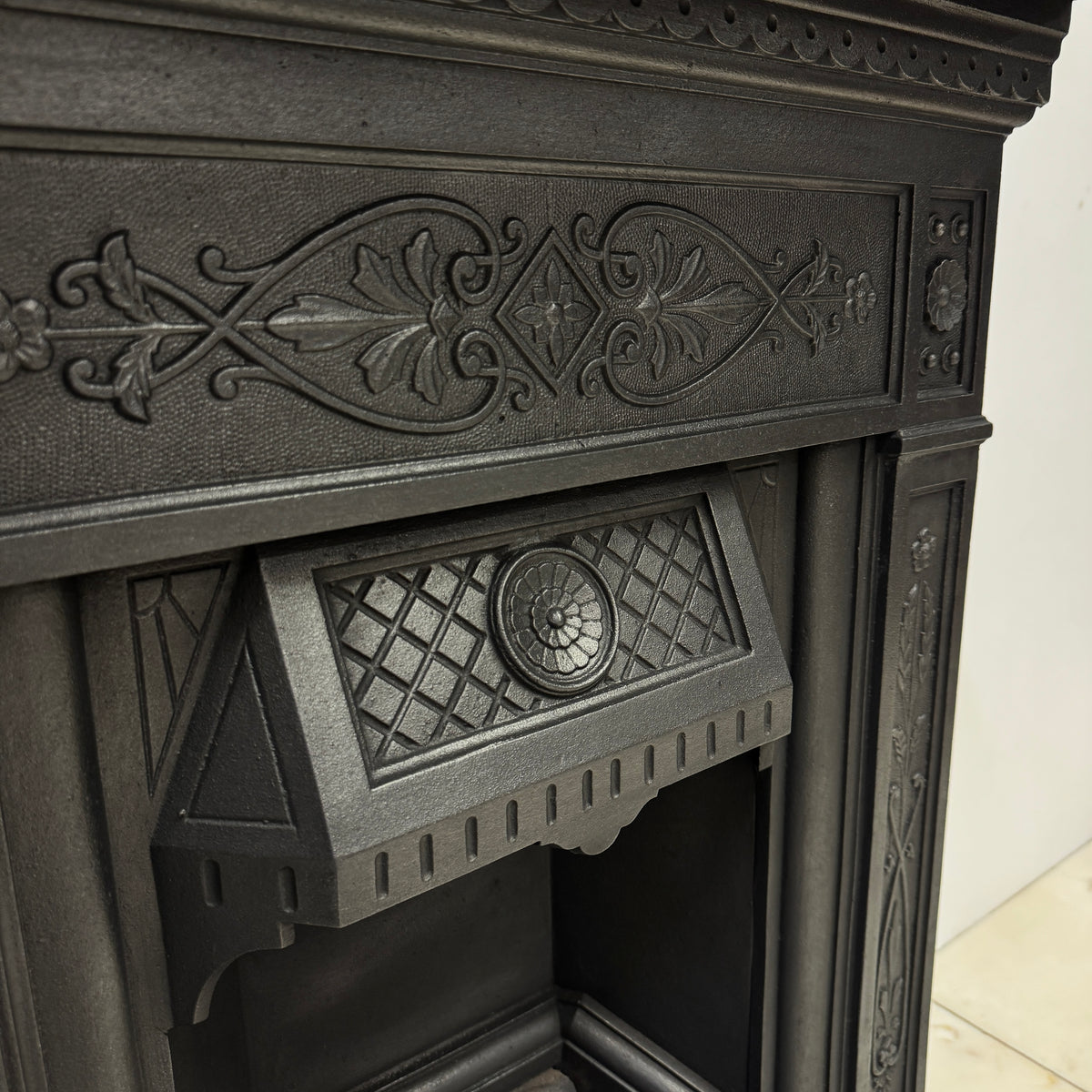 Antique Cast Iron Combination Fireplace | The Architectural Forum