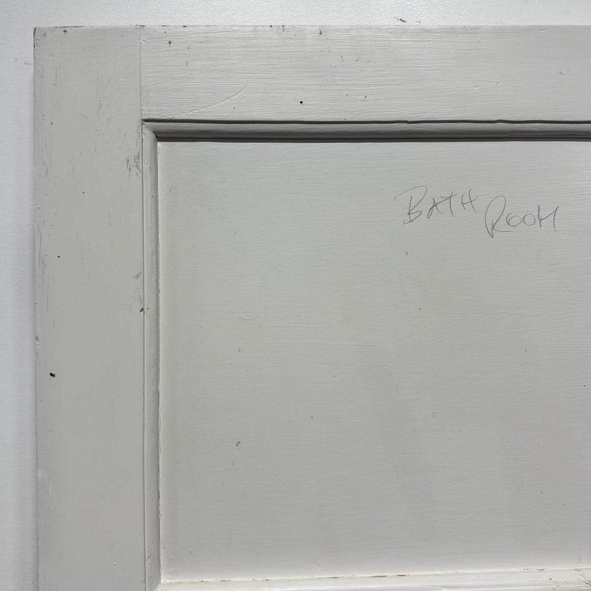 Reclaimed Mid-Century 1950s Four Panel Door 196.5cm x 75.5cm | The Architectural Forum