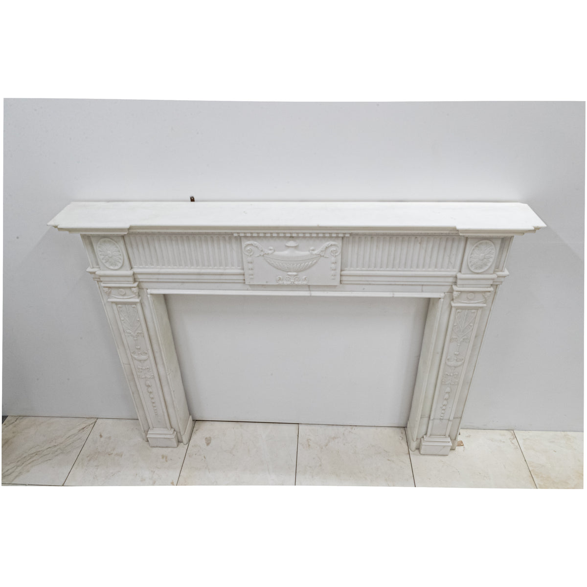 Exceptional Regency Statuary Marble Chimneypiece | The Architectural Forum