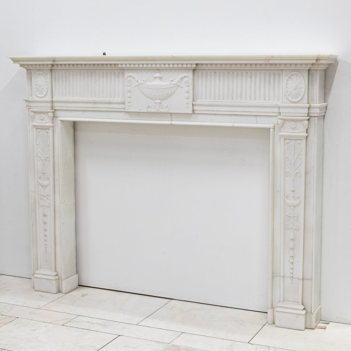 Exceptional Regency Statuary Marble Chimneypiece | The Architectural Forum