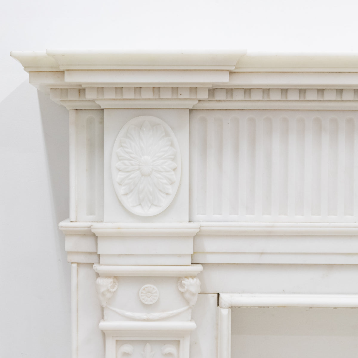 Exceptional Regency Statuary Marble Chimneypiece | The Architectural Forum