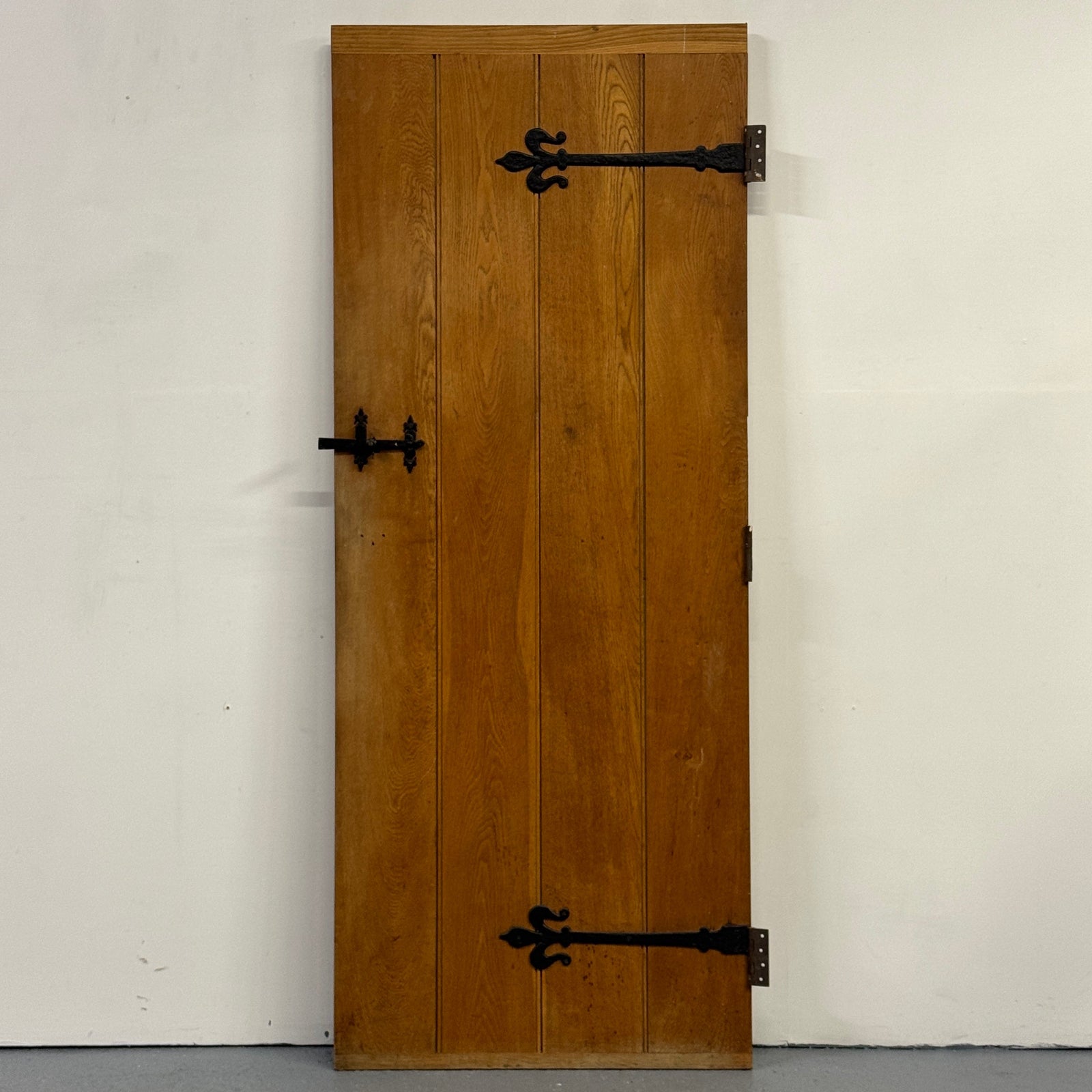 Antique Victorian Pine Latch Door - 189cm x 75.5cm x 2.5cm | The Architectural Forum