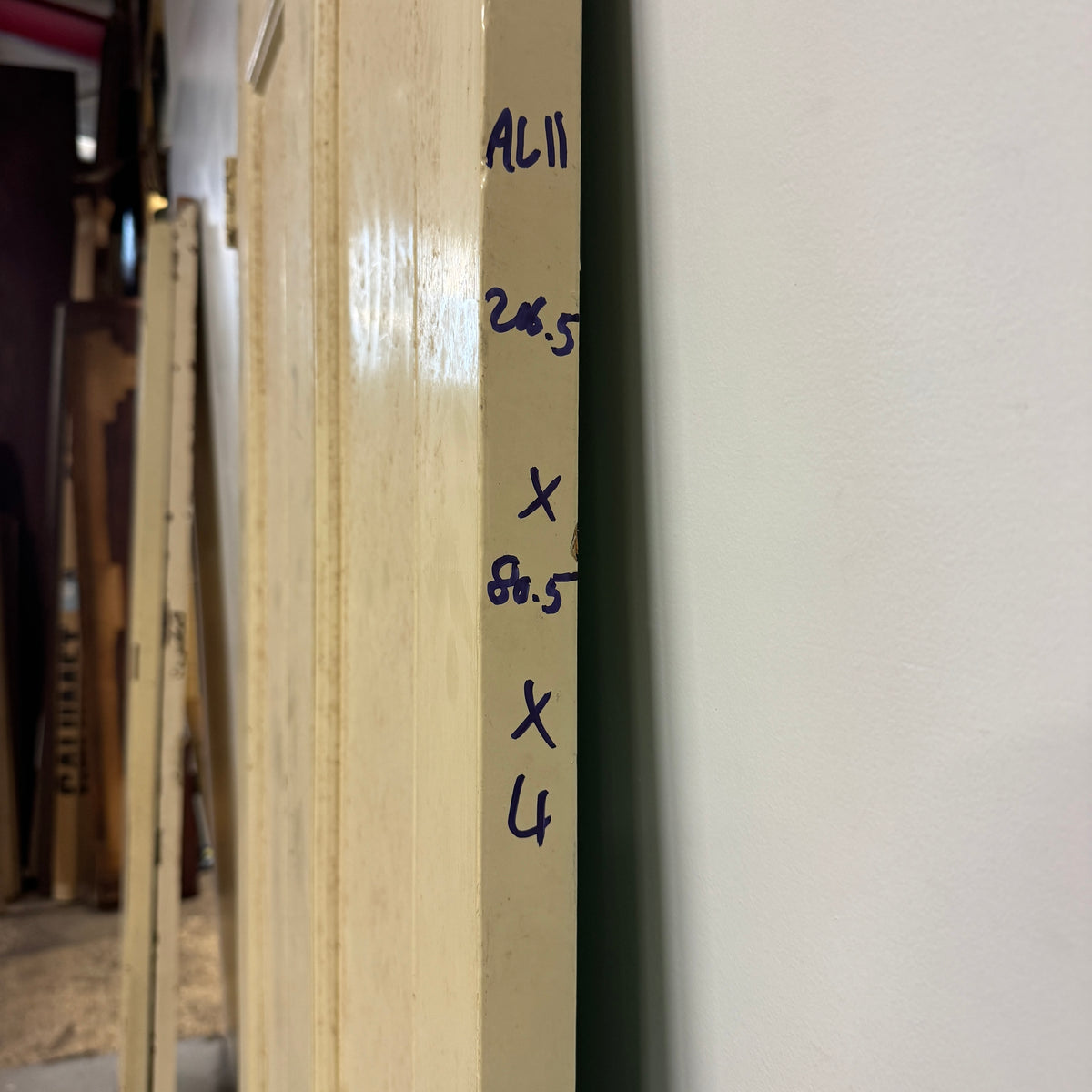 Antique Four Panel Door 206.5cm x 80.5cm x 4cm | The Architectural Forum