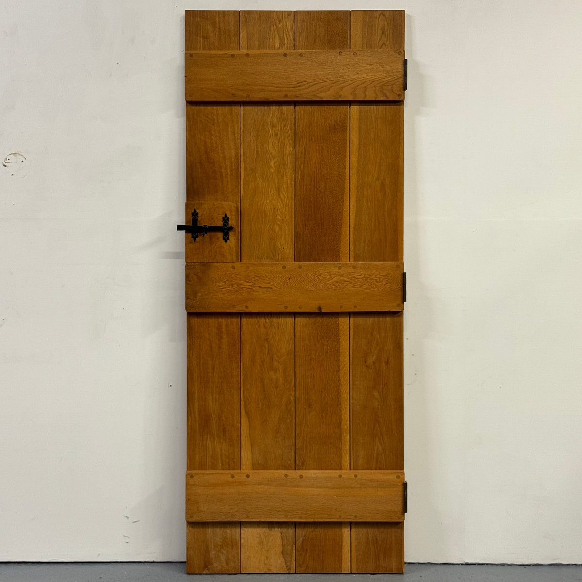 Antique Victorian Pine Latch Door - 193.5cm x 75.5cm x 2cm | The Architectural Forum