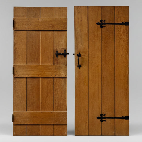 Antique Victorian Pine Latch Door - 179.5cm x 75.5cm x 2.5cm | The Architectural Forum