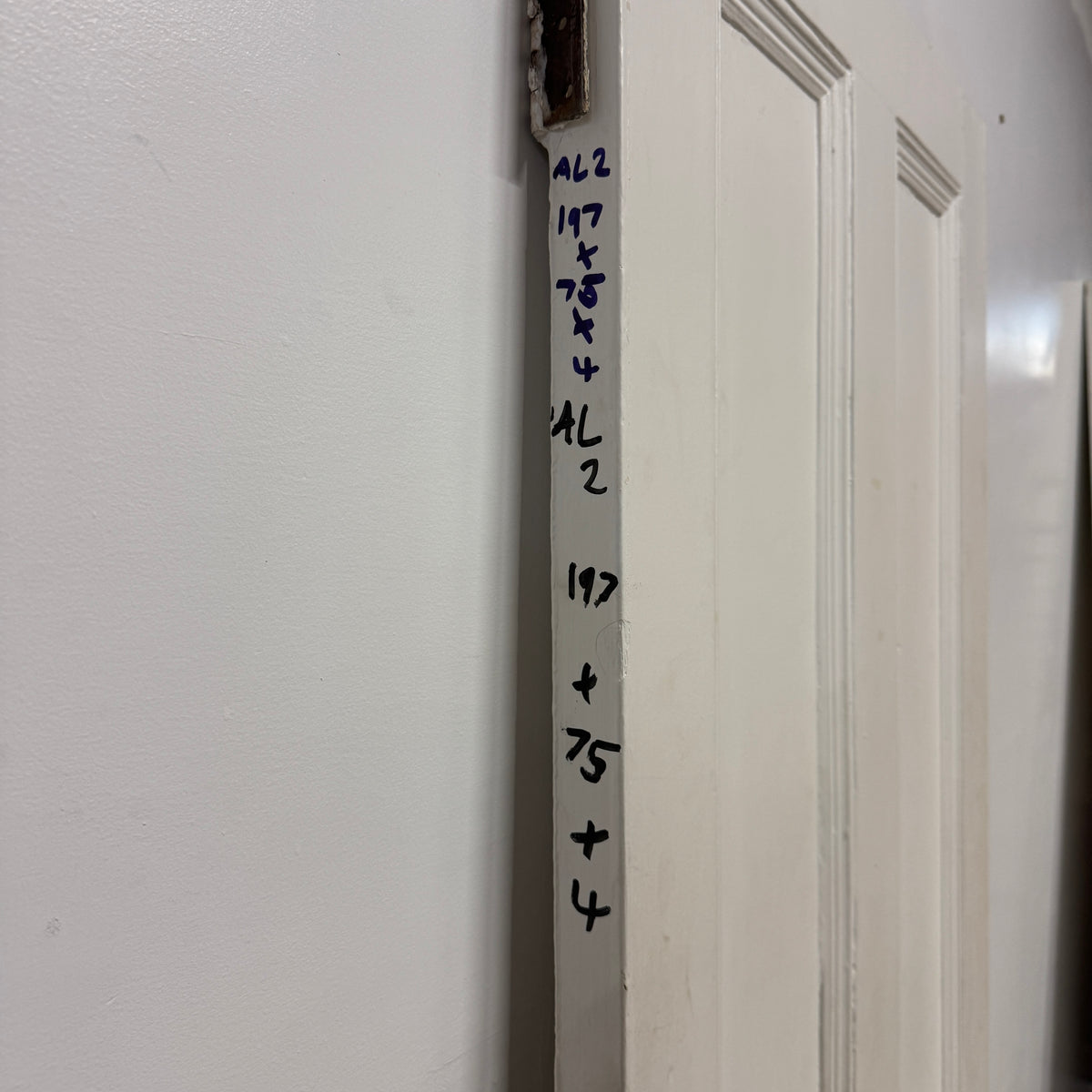 Antique Four Panel Door 197cm x 75cm x 4cm | The Architectural Forum