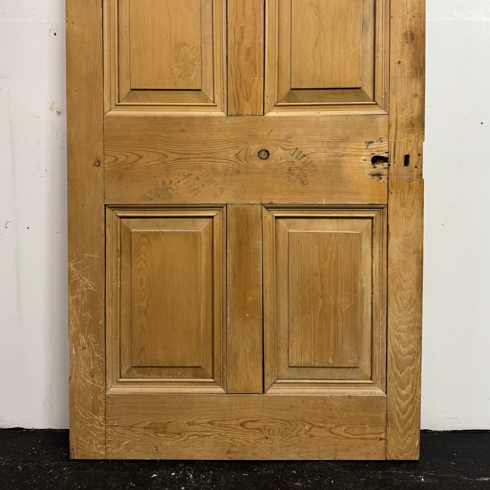 Antique Victorian 5 Panel Door - 206cm x 96.5cm | The Architectural Forum