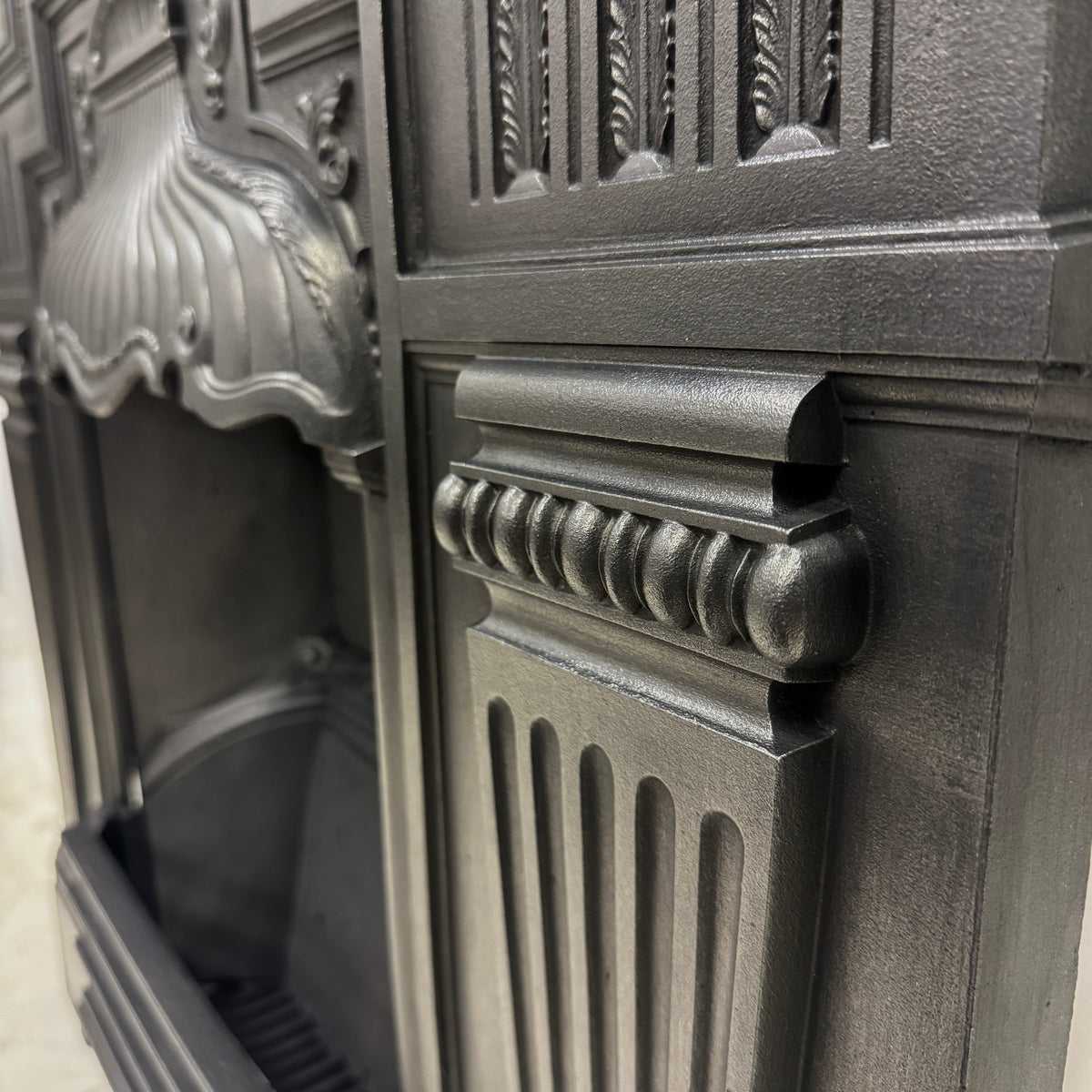 Antique Cast Iron Combination Fireplace | The Architectural Forum