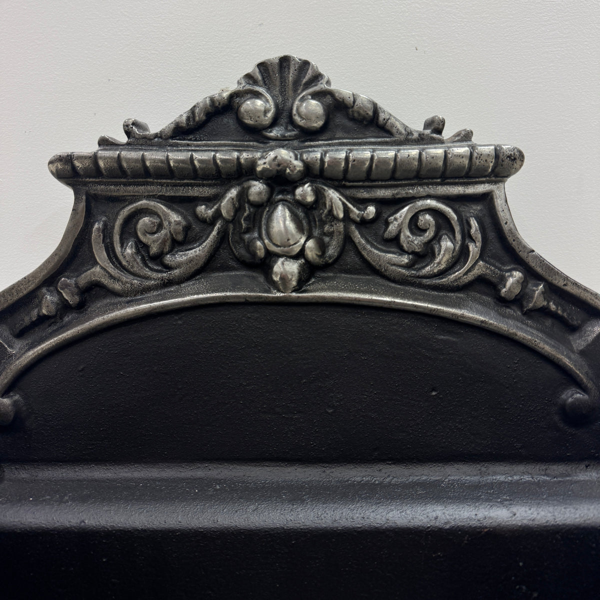 Reclaimed Cast Iron Fire Basket With Brass Finials | The Architectural Forum