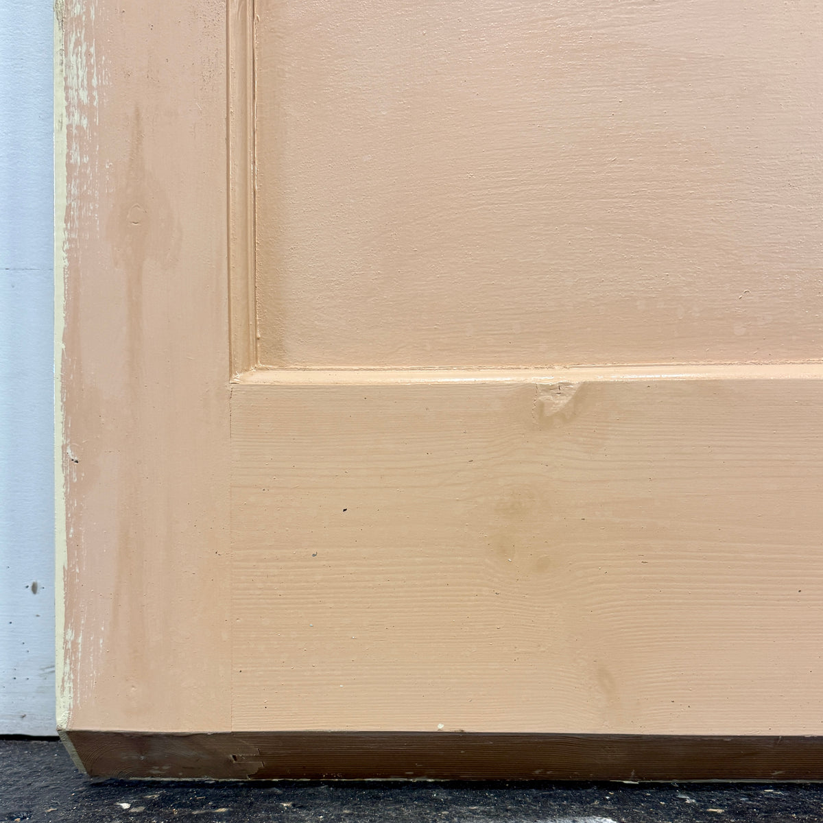 Reclaimed Mid-Century 1950s Four Panel Door 198.5cm x 60.5cm | The Architectural Forum