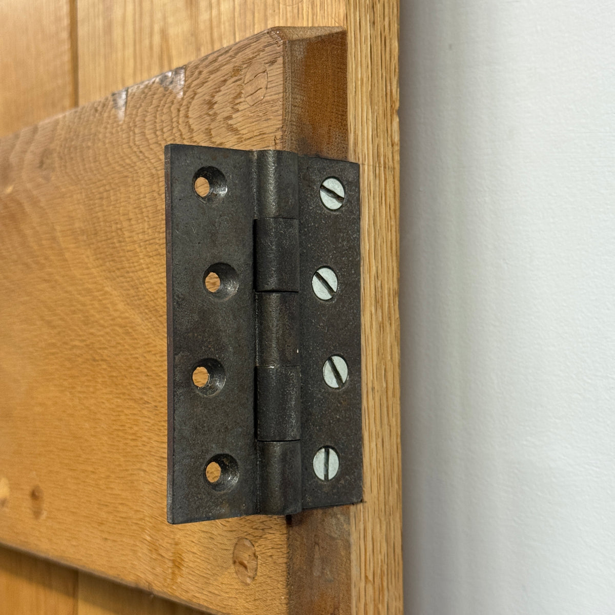 Antique Victorian Pine Latch Door - 195cm x 75.5cm x 2.5cm